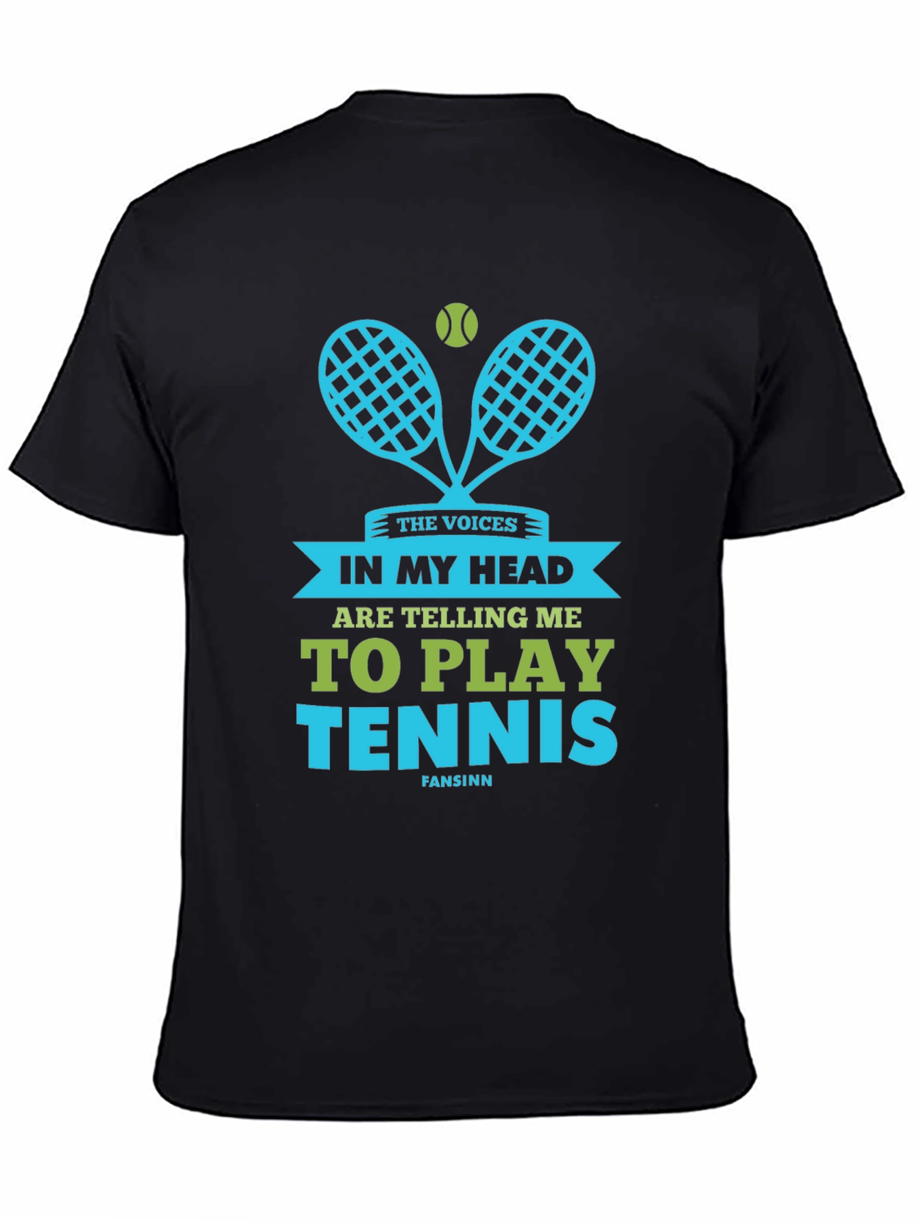Funny Tennis T-Shirt: Voices in My Head