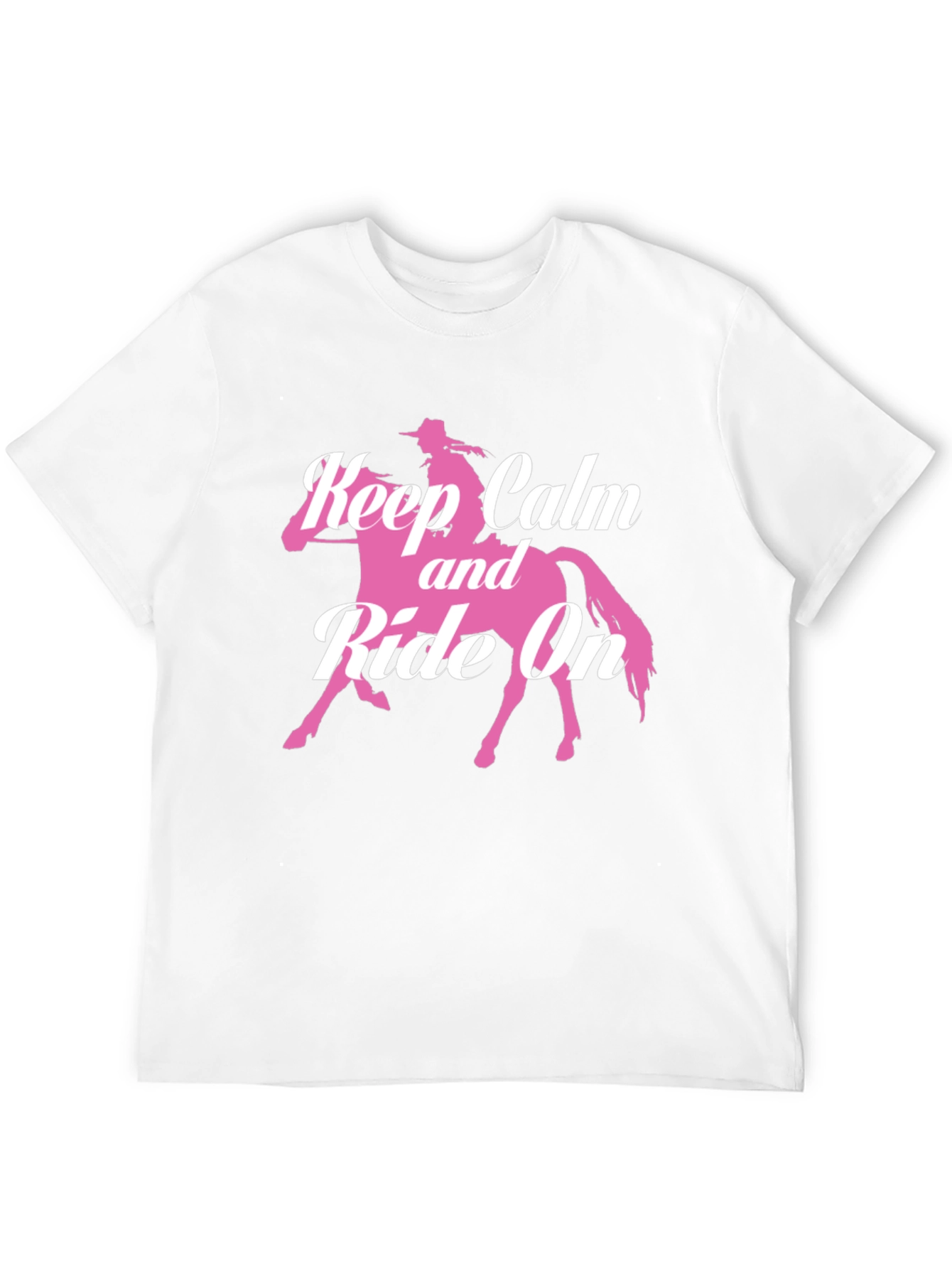 Keep Calm and Ride On Graphic T-Shirt