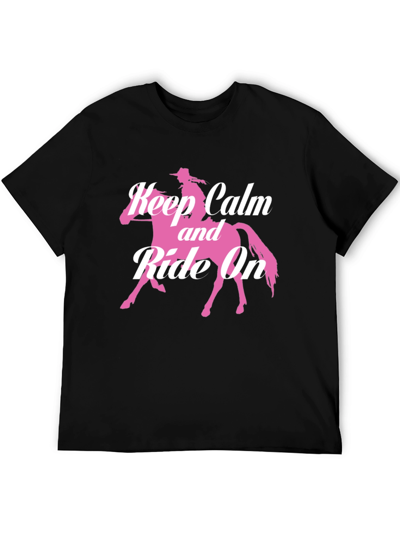 Keep Calm and Ride On Graphic T-Shirt