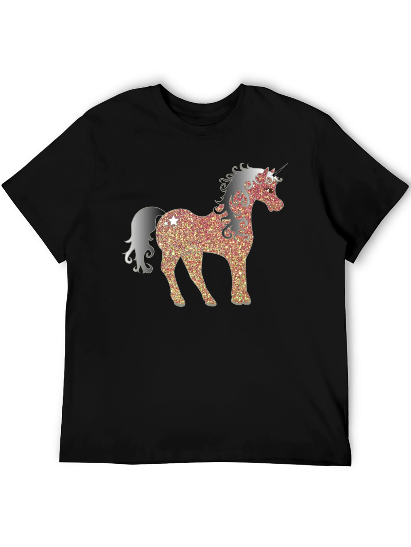 Sparkly Unicorn Graphic T-Shirt