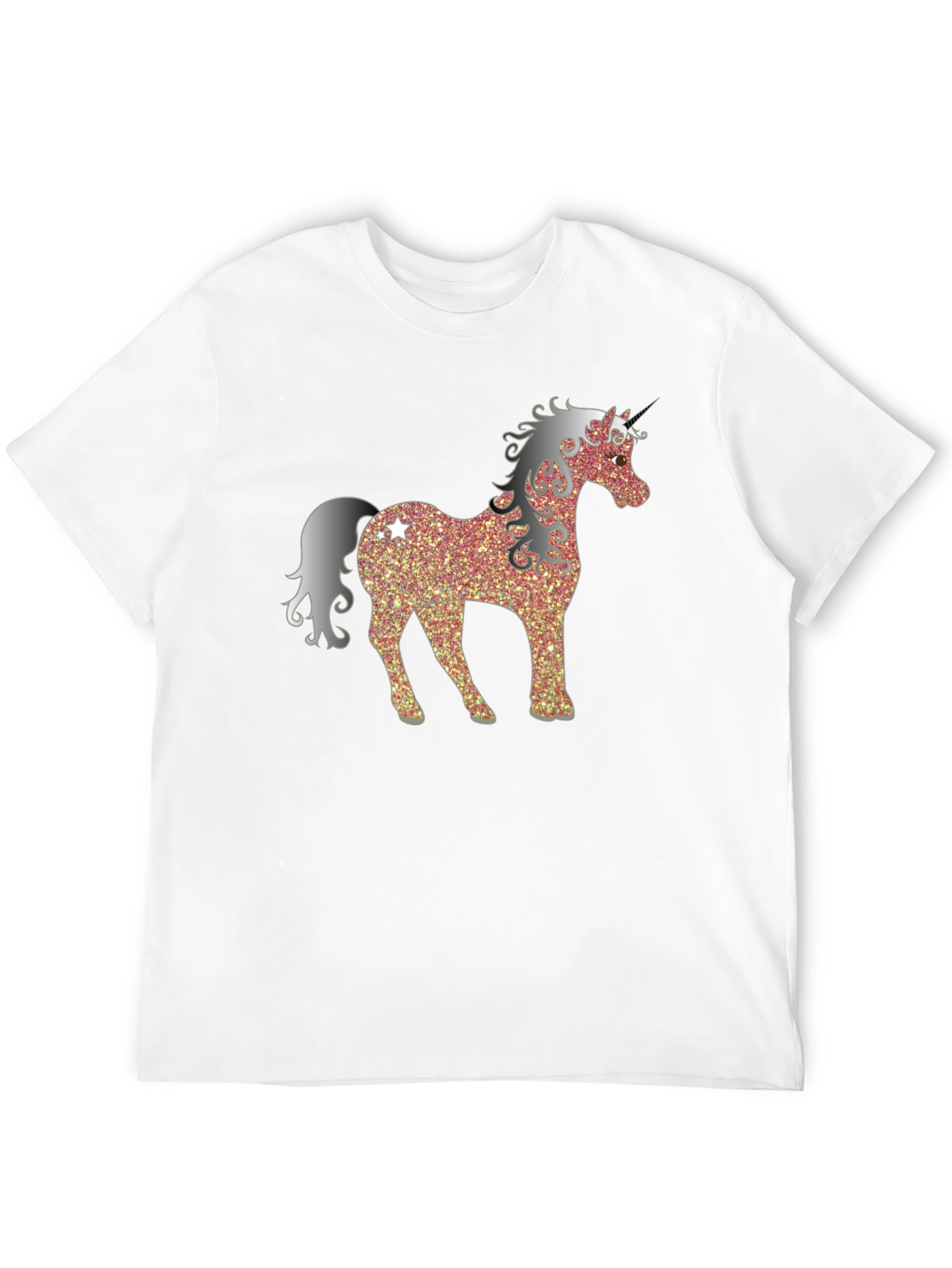 Sparkly Unicorn Graphic T-Shirt