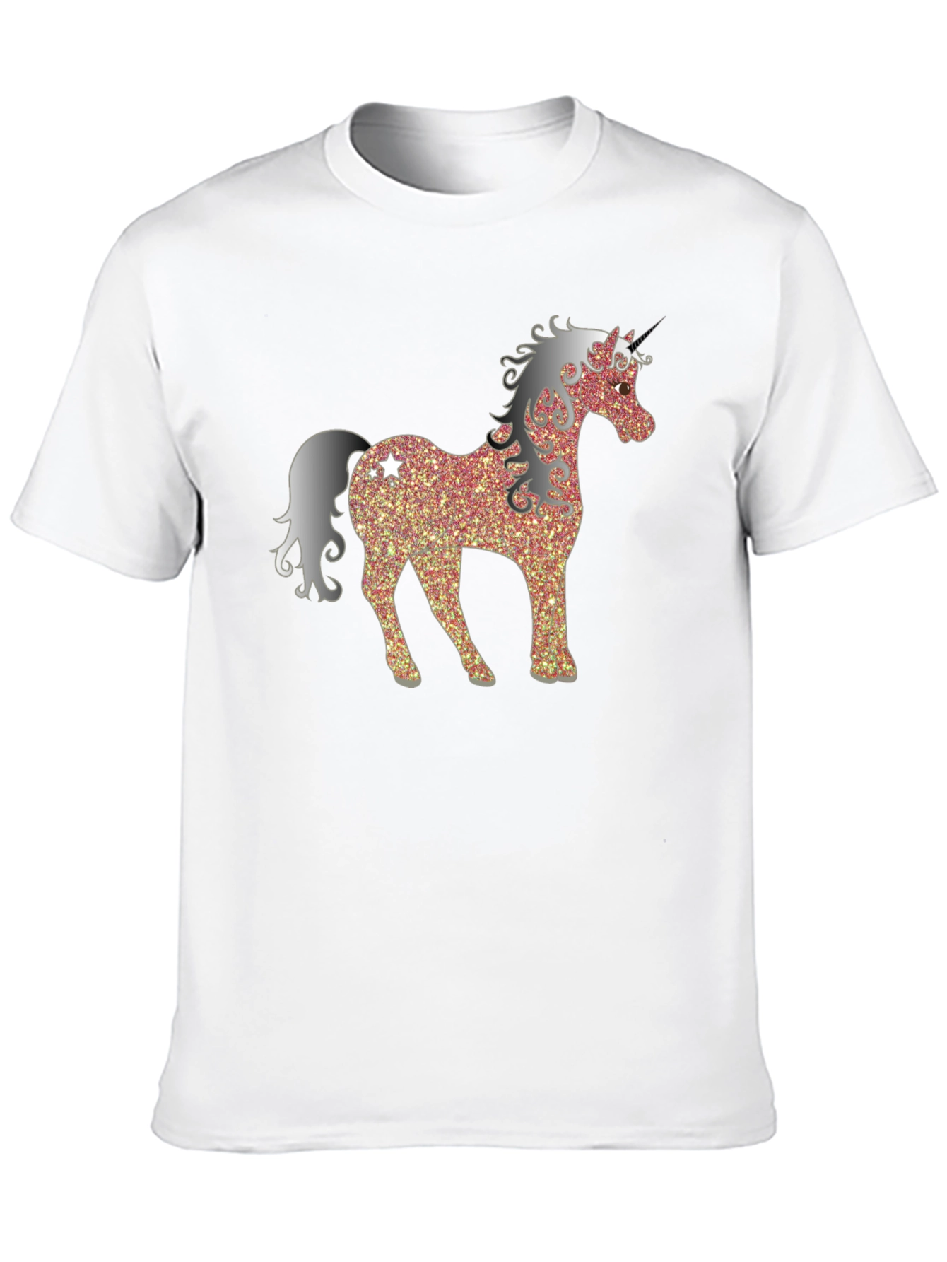 Sparkly Unicorn Graphic T-Shirt