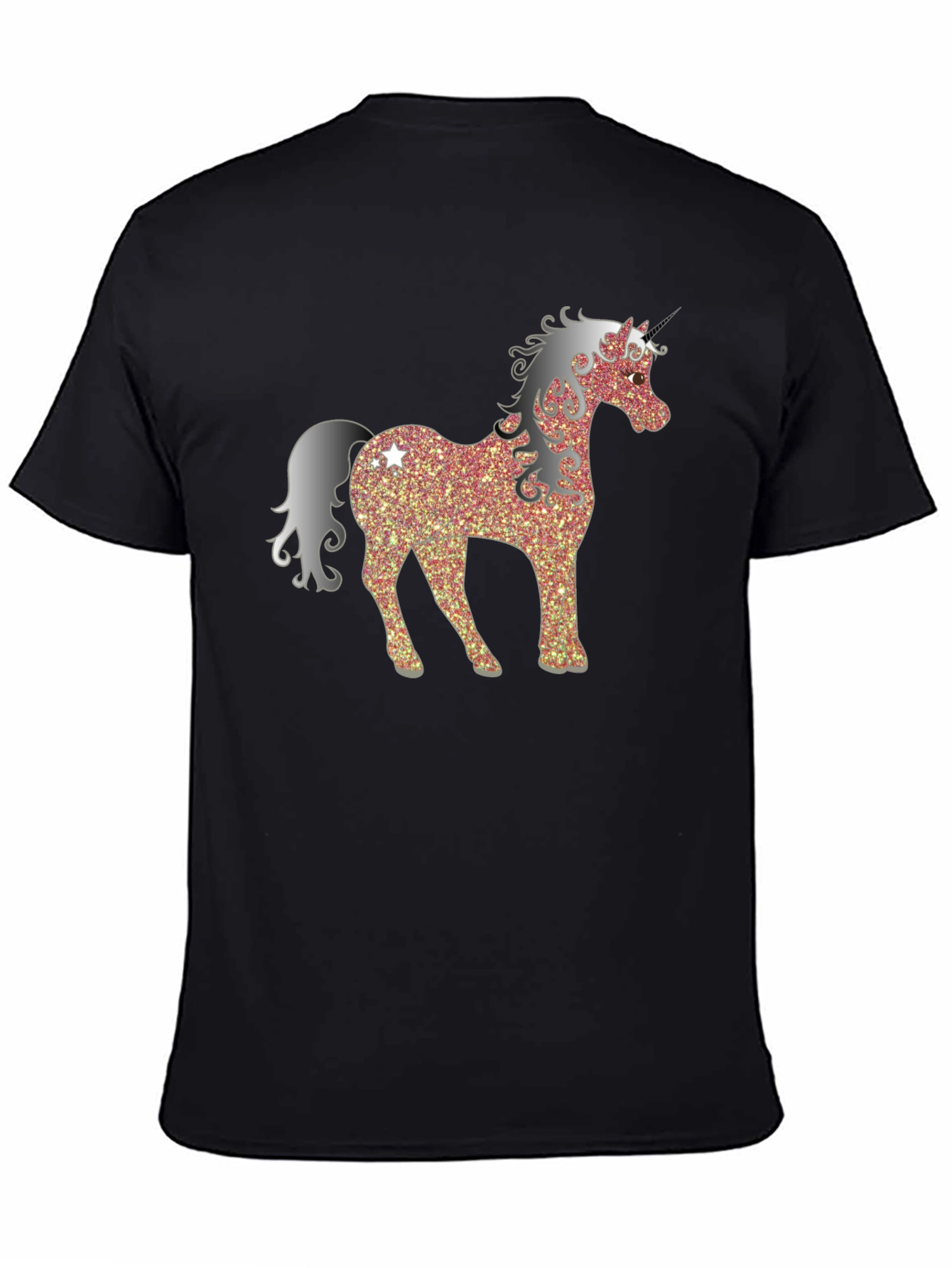 Sparkly Unicorn Graphic T-Shirt