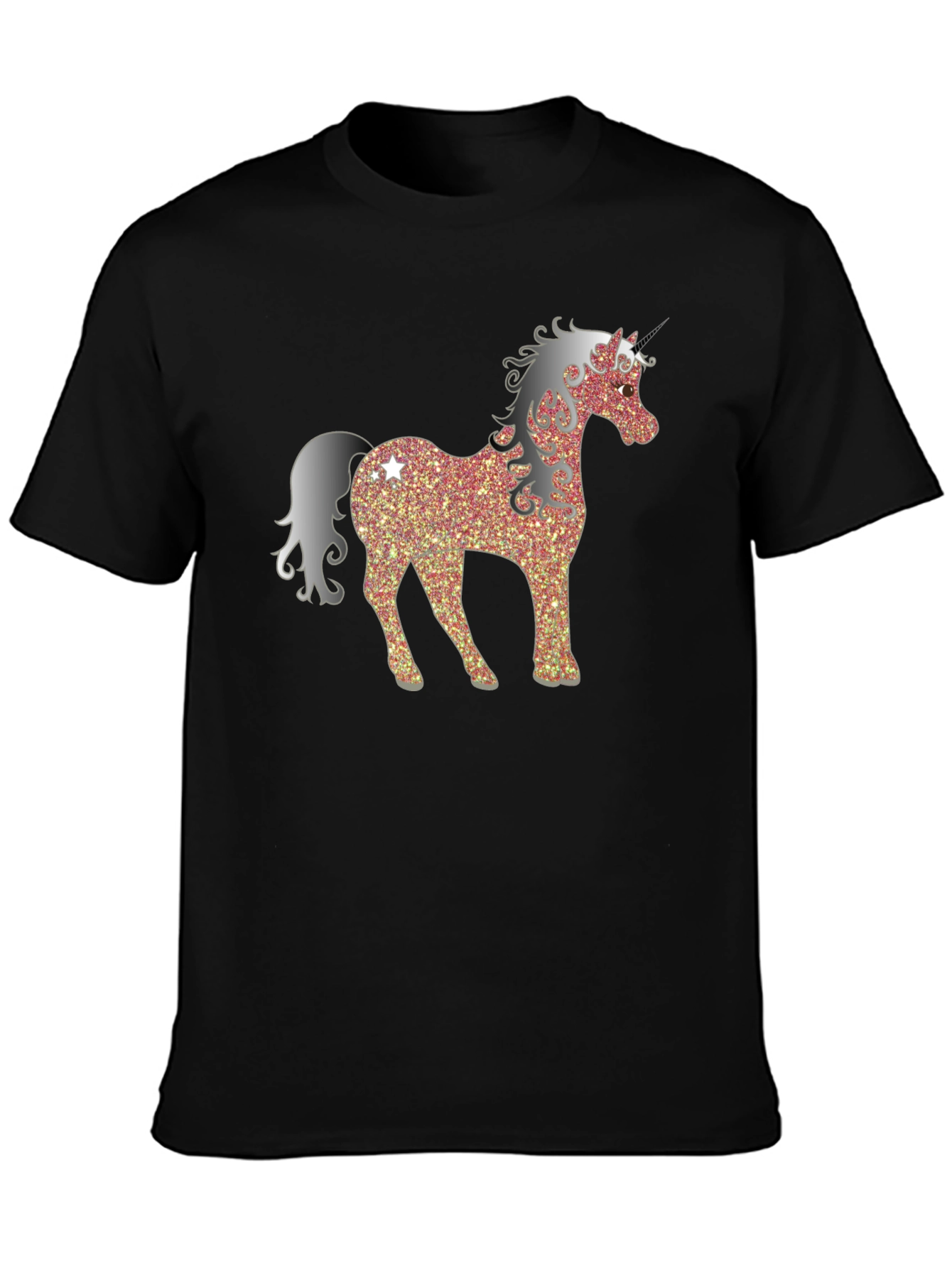 Sparkly Unicorn Graphic T-Shirt