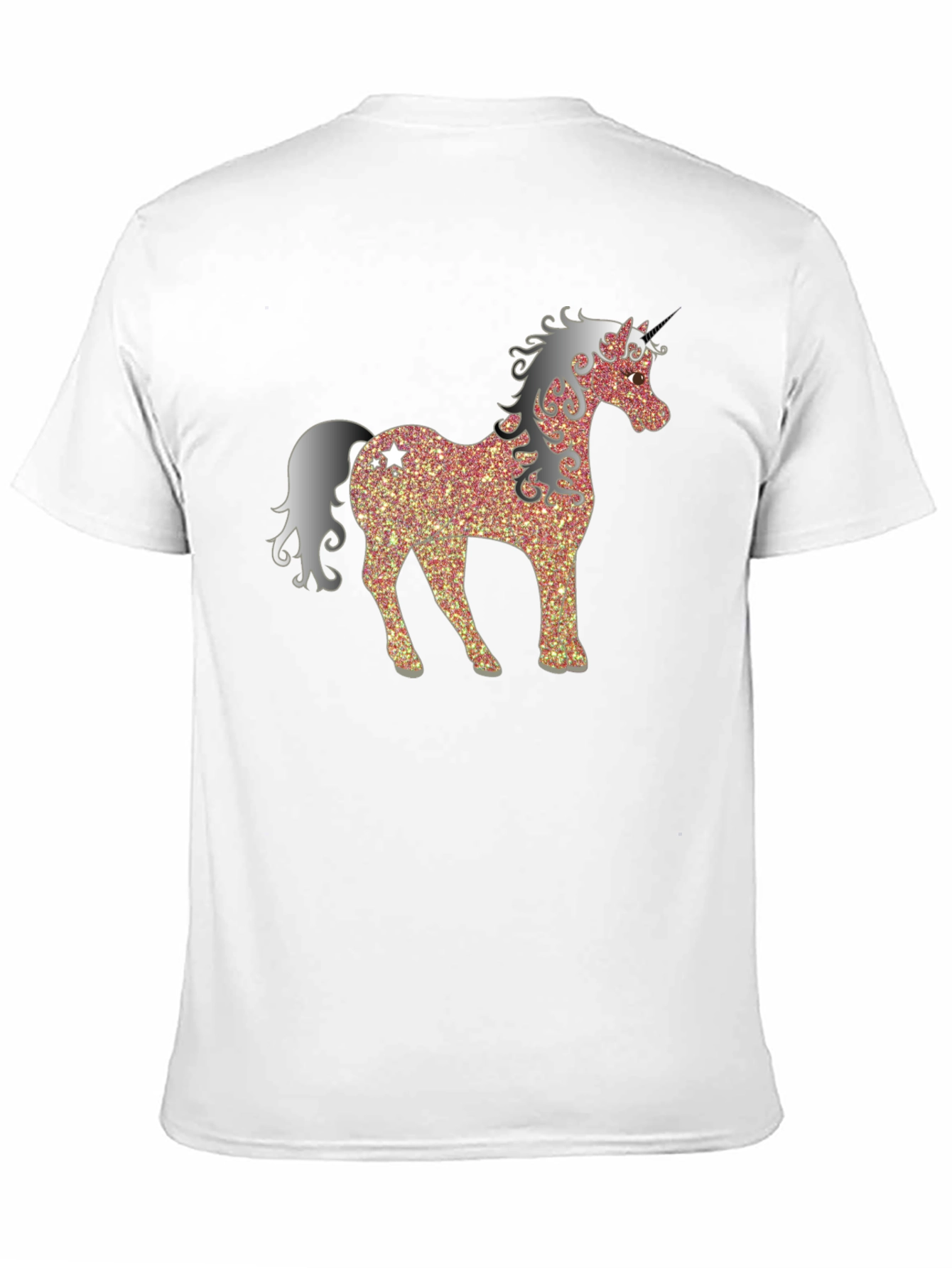 Sparkly Unicorn Graphic T-Shirt
