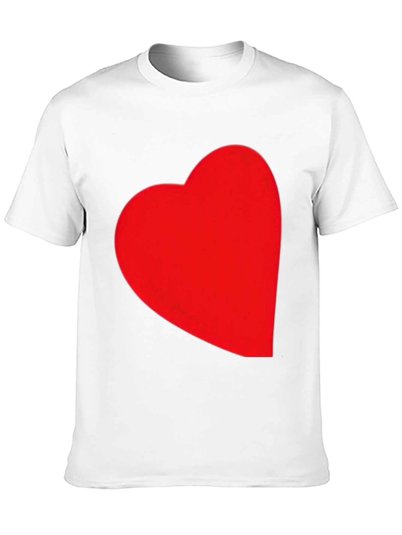 Heart Graphic Black T-Shirt - Express Your Love!