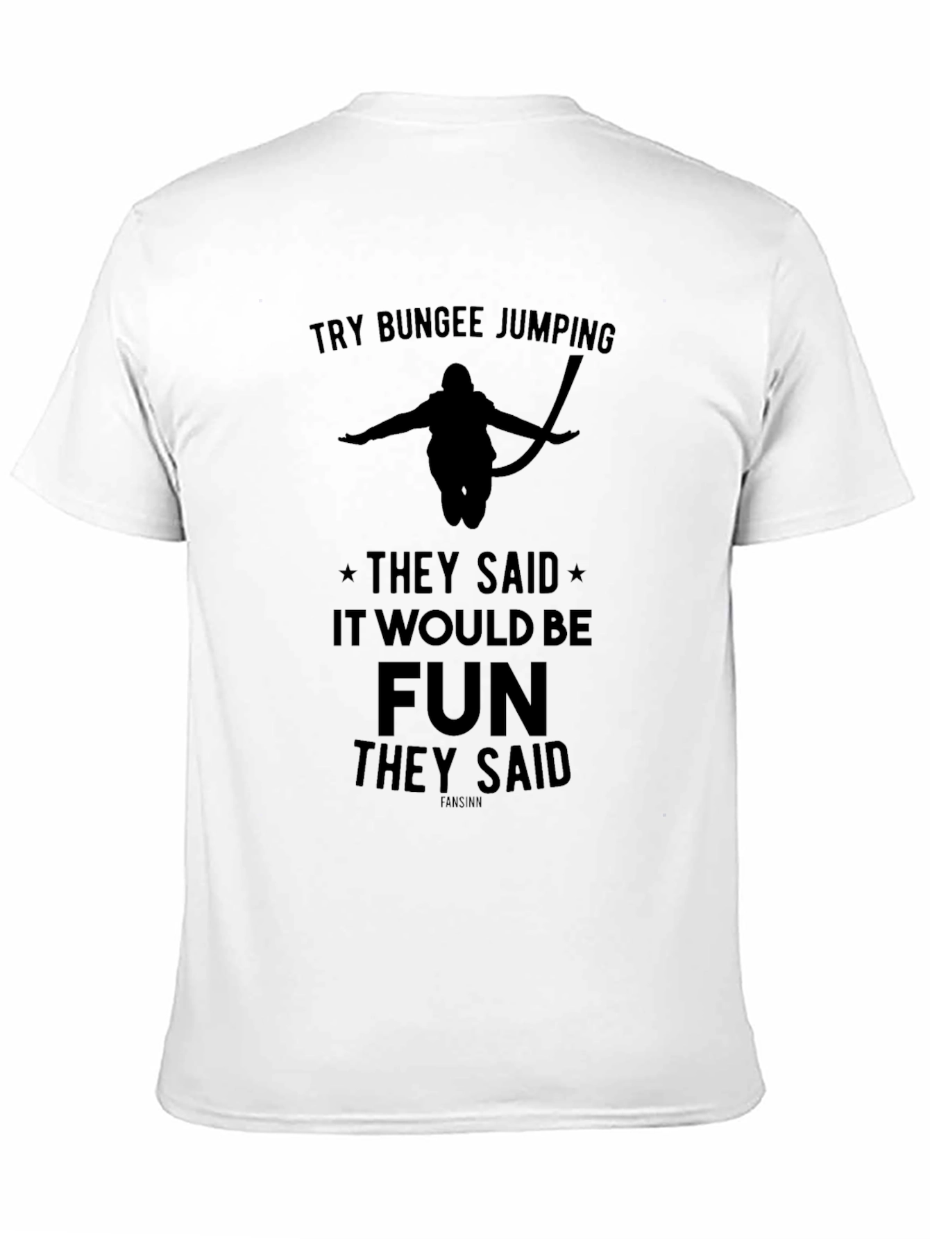 Bungee Jumping Graphic Tee - Fun Adventure Shirt