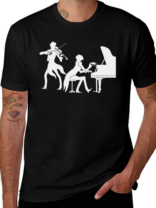 Musical Duo Black T-Shirt