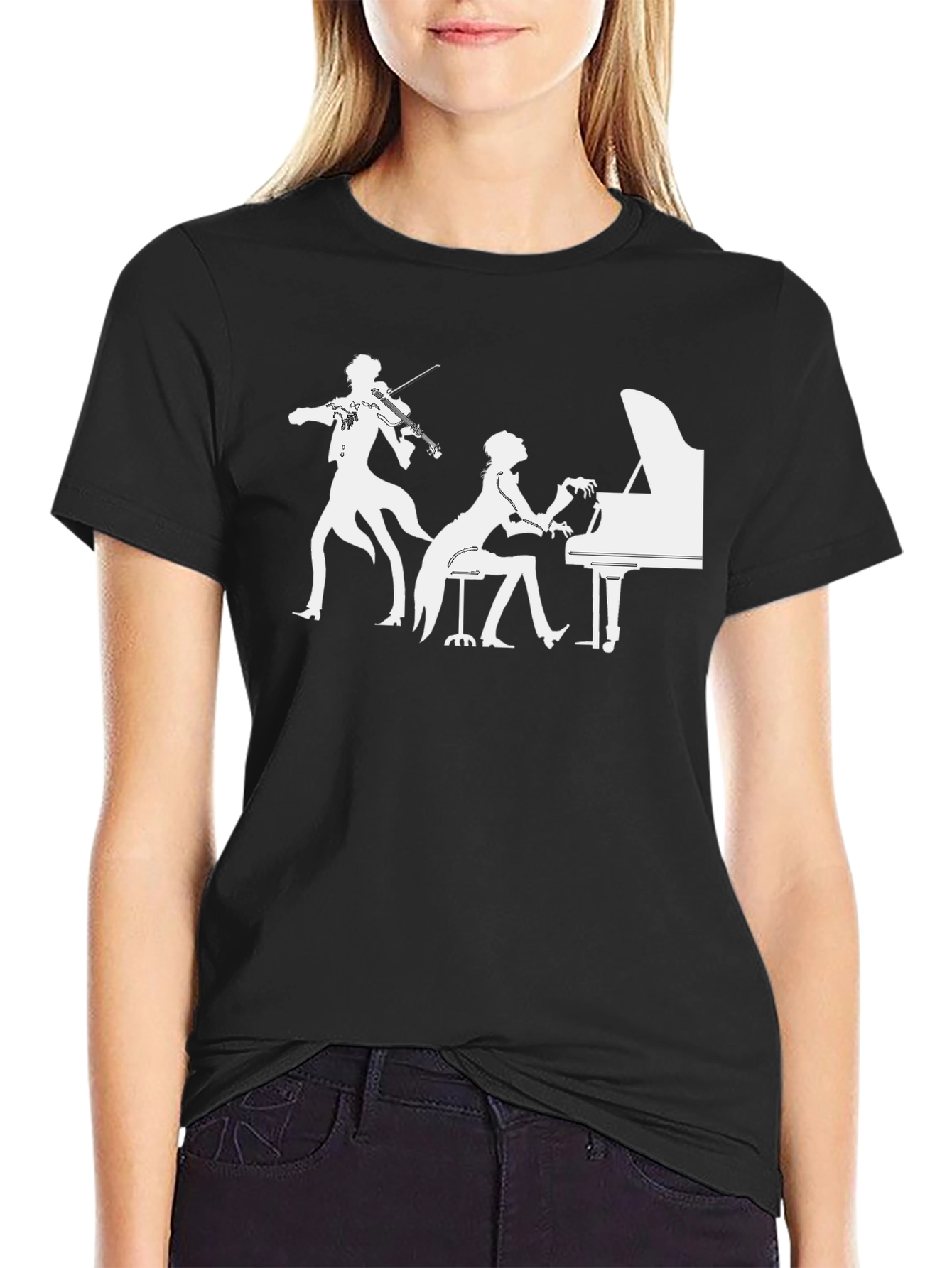 Musical Duo Black T-Shirt