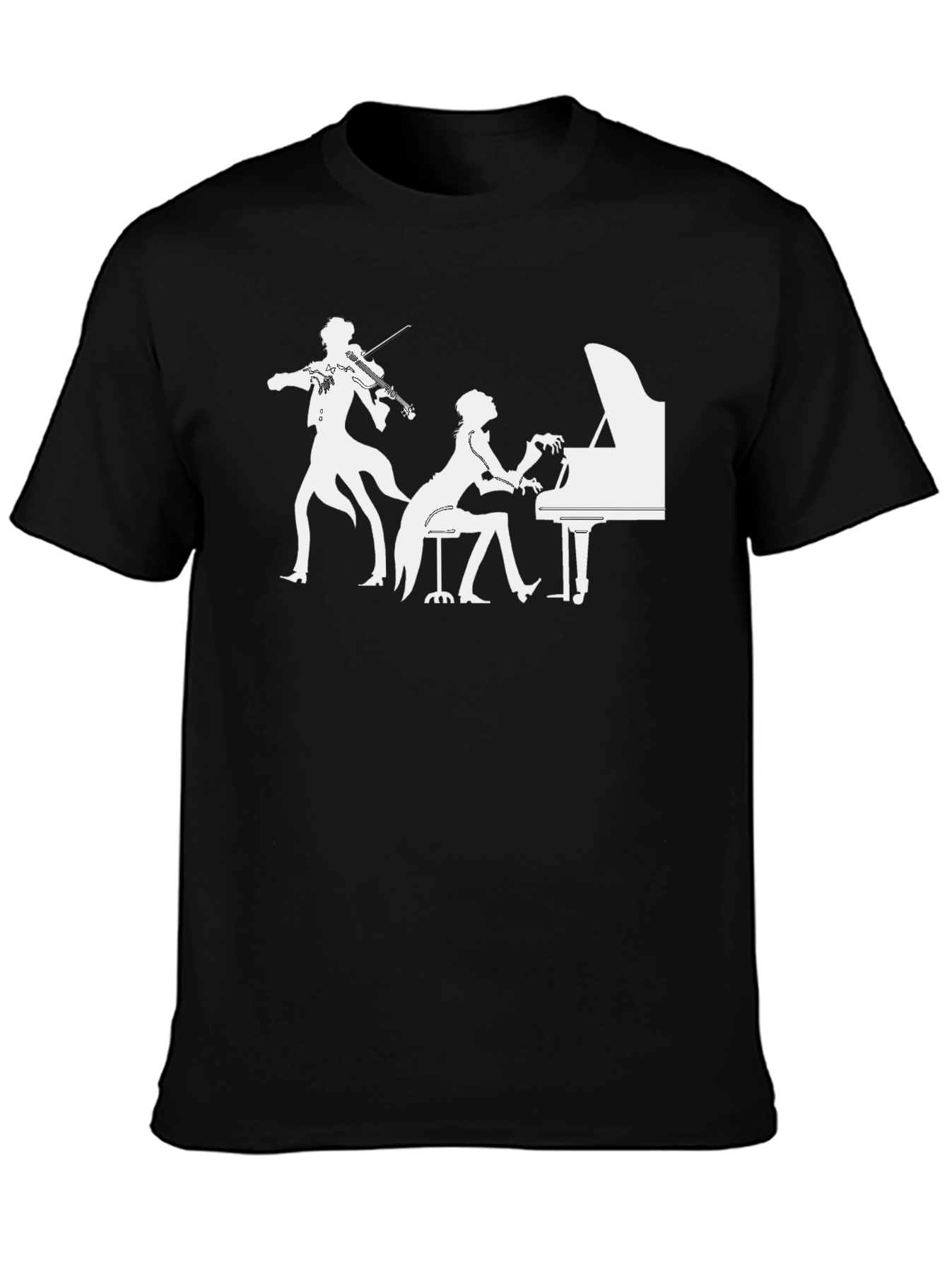 Musical Duo Black T-Shirt