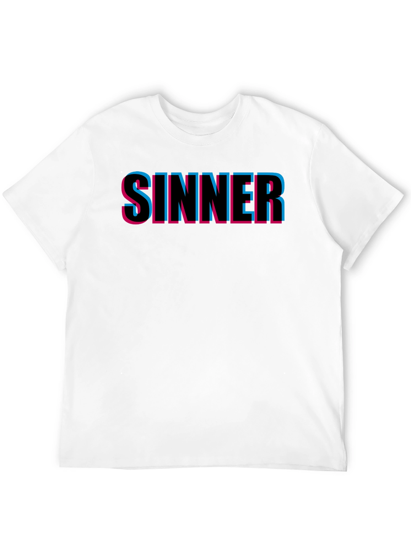 Sinner Graphic Tee - Stylish Black Cotton T-Shirt