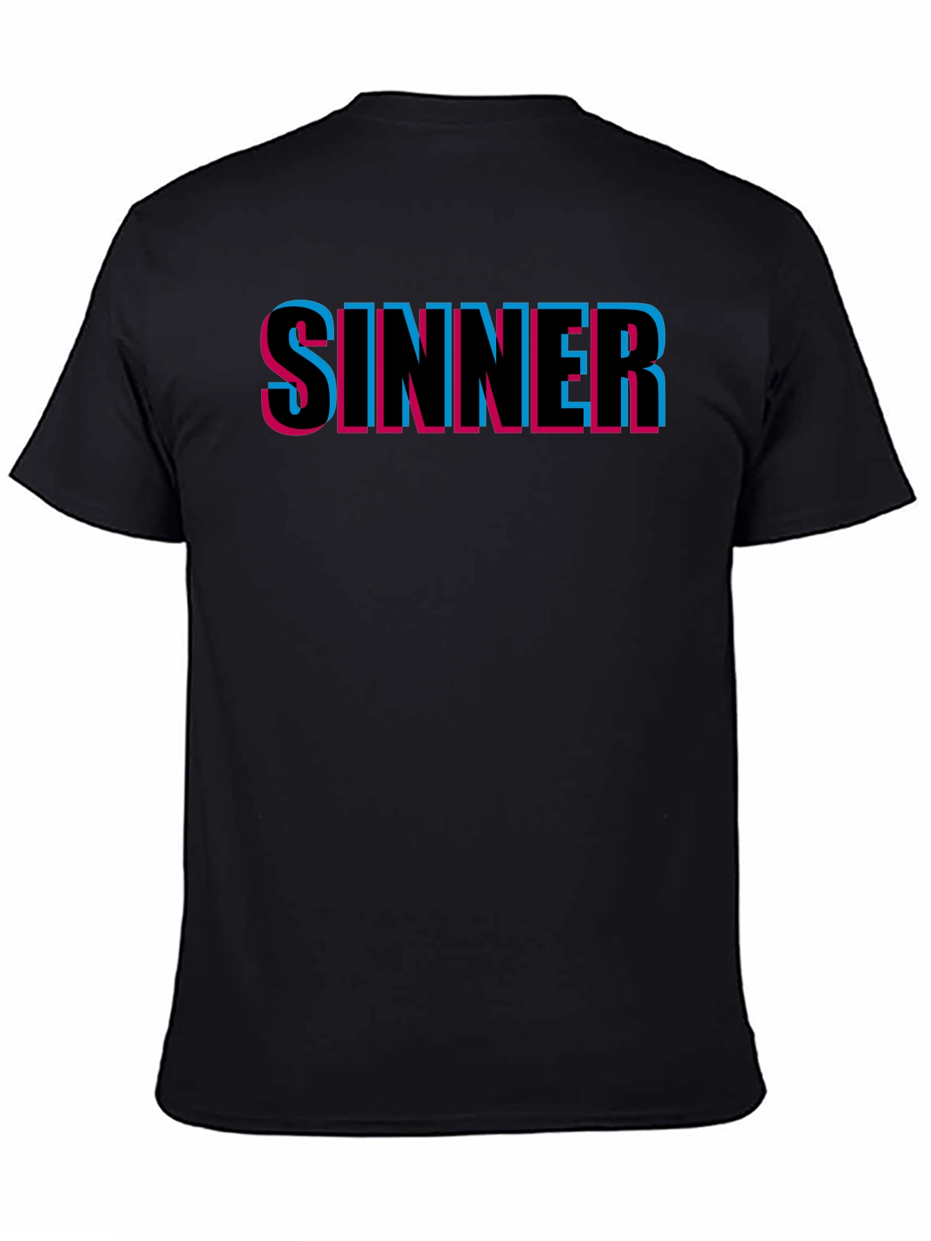 Sinner Graphic Tee - Stylish Black Cotton T-Shirt