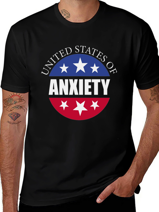 United States of Anxiety T-Shirt - Black