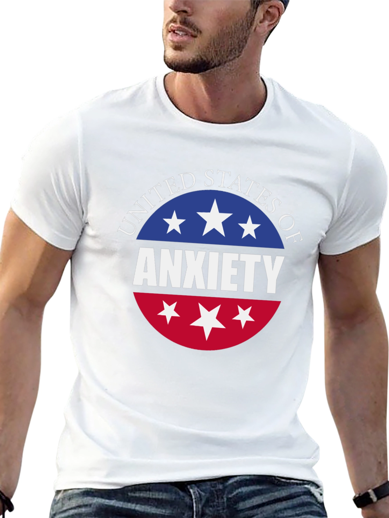 United States of Anxiety T-Shirt - Black