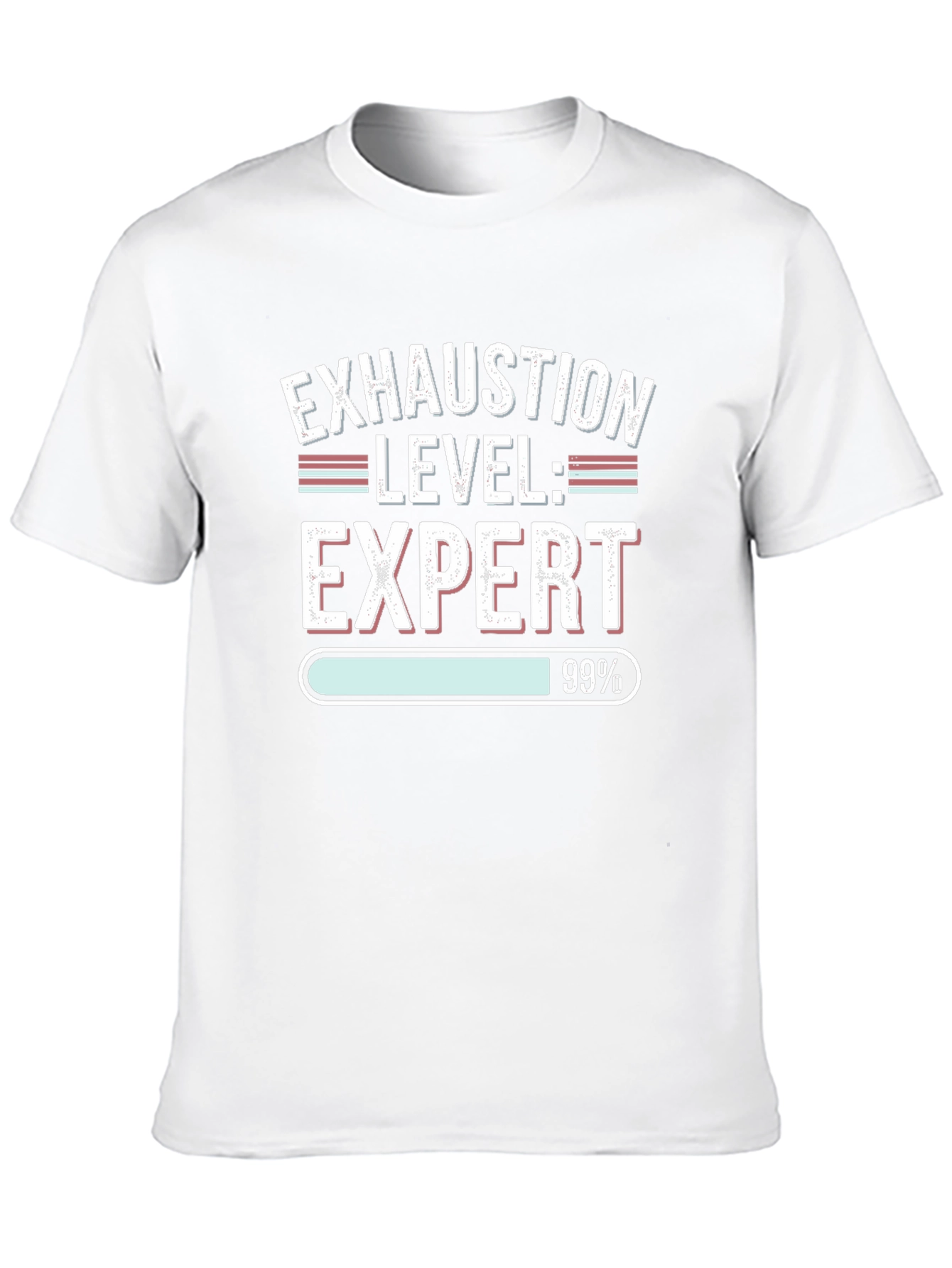 Exhaustion Level: Expert 99% Black T-Shirt