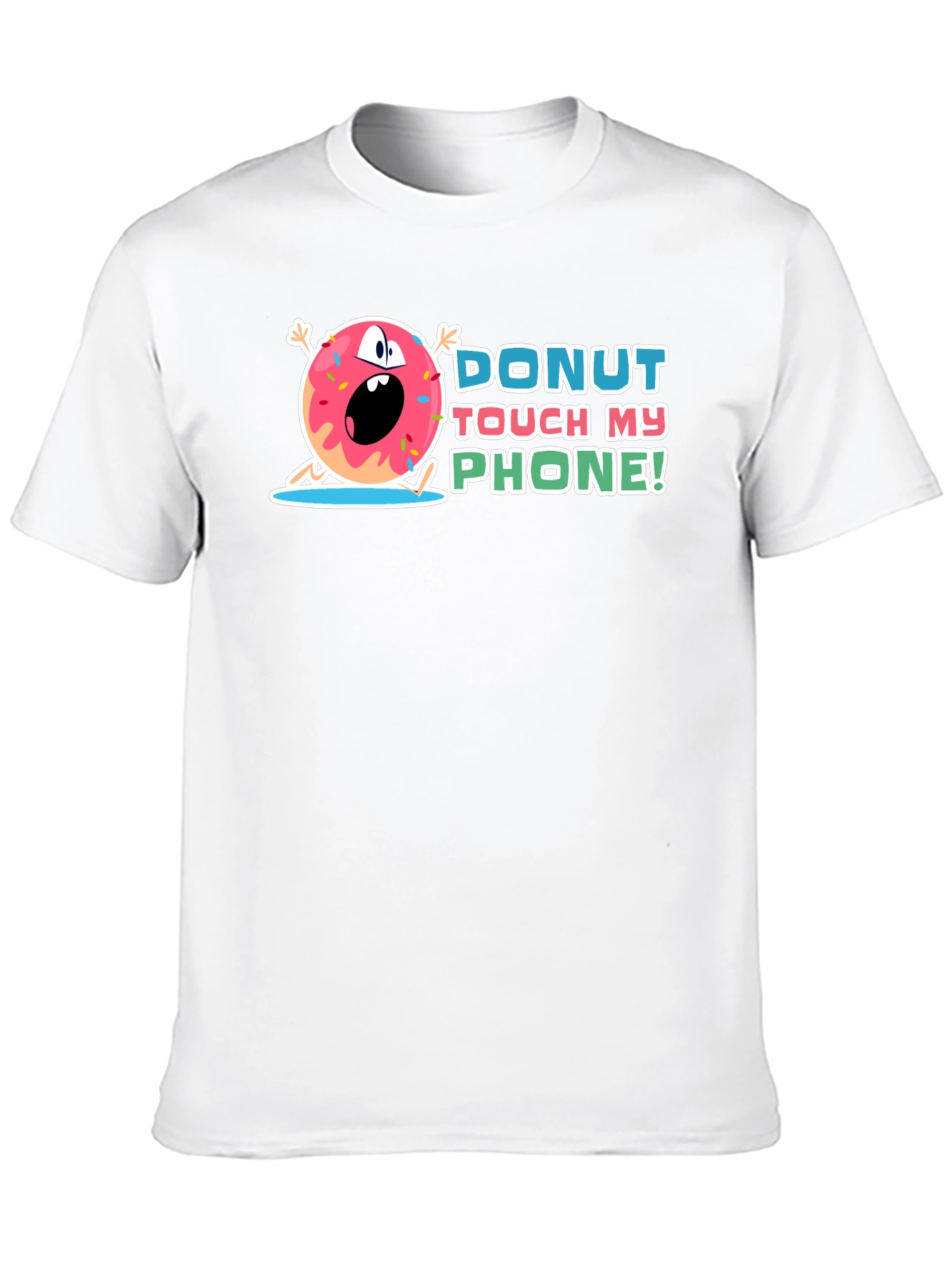 Donut Touch My Phone Graphic Tee