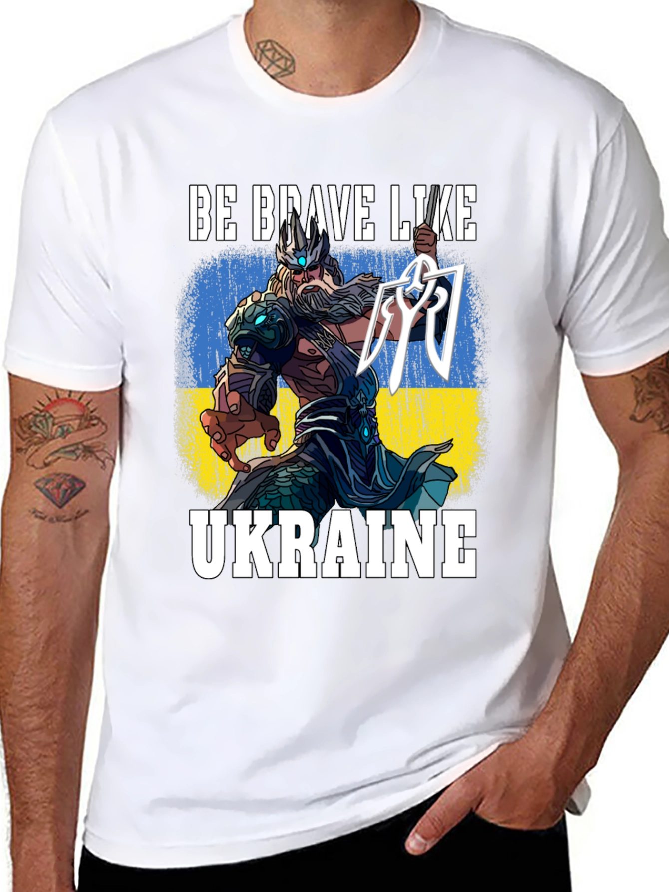 Be Brave Like Ukraine Graphic T-Shirt