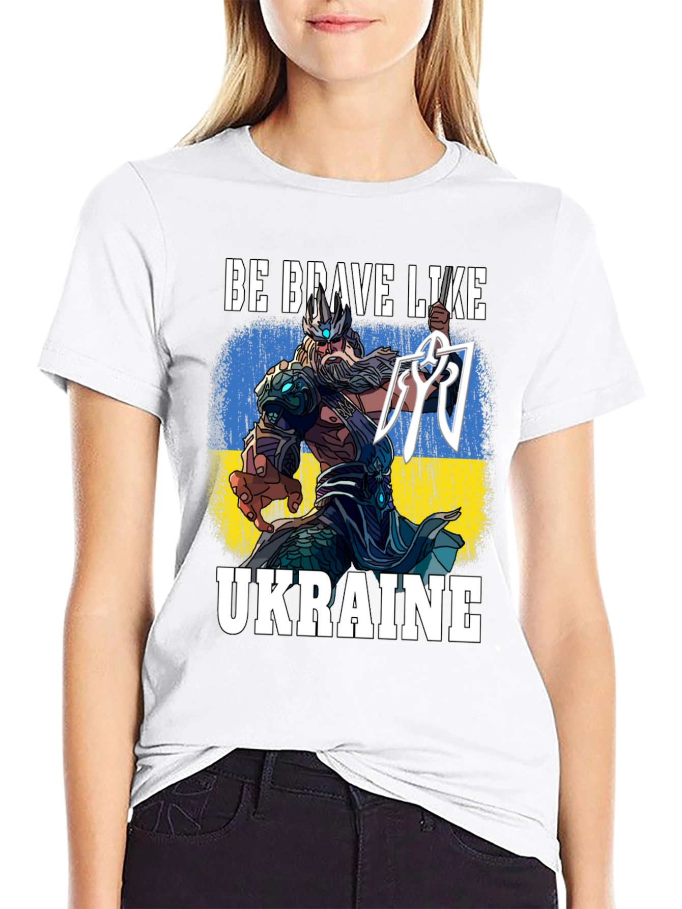 Be Brave Like Ukraine Graphic T-Shirt