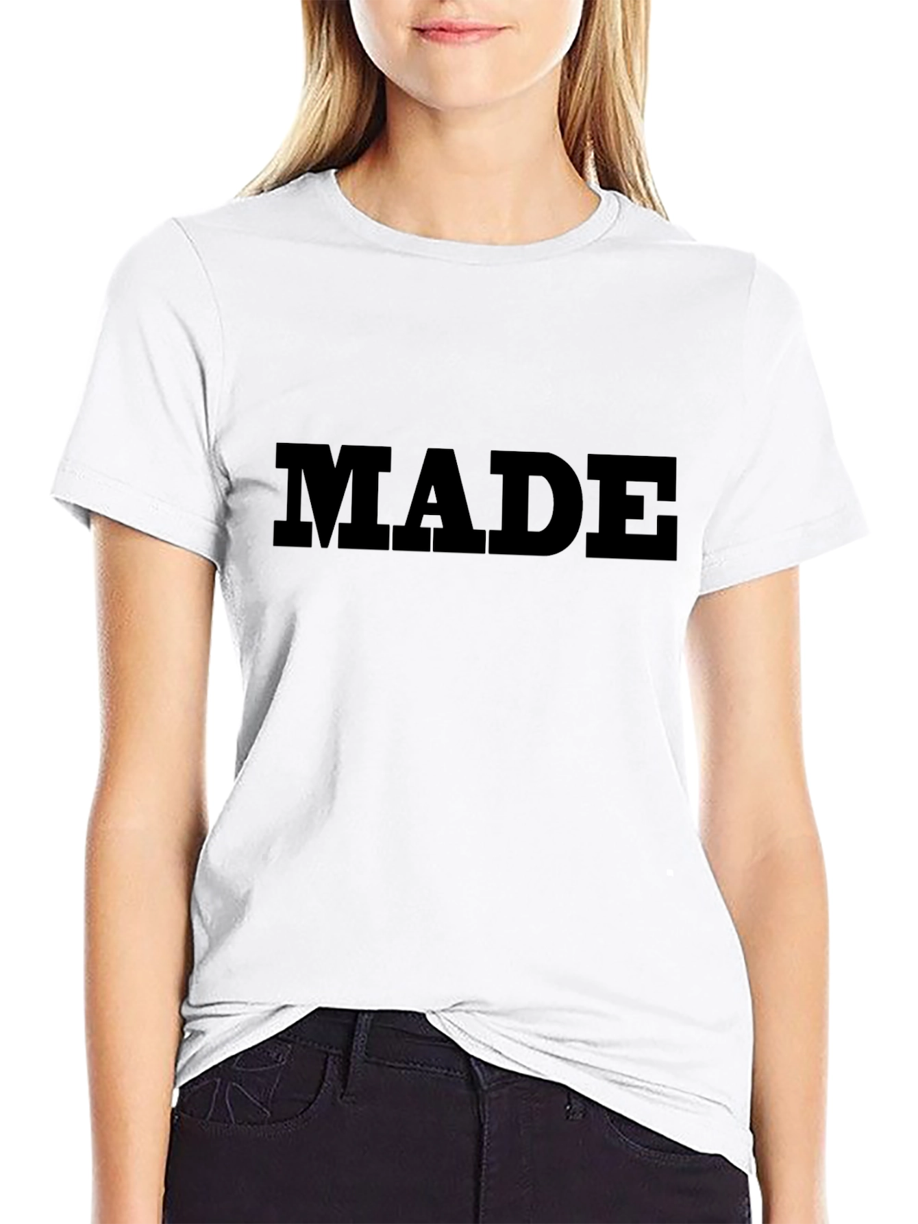 Bold MADE Graphic Tee - Classic Black Cotton T-Shirt