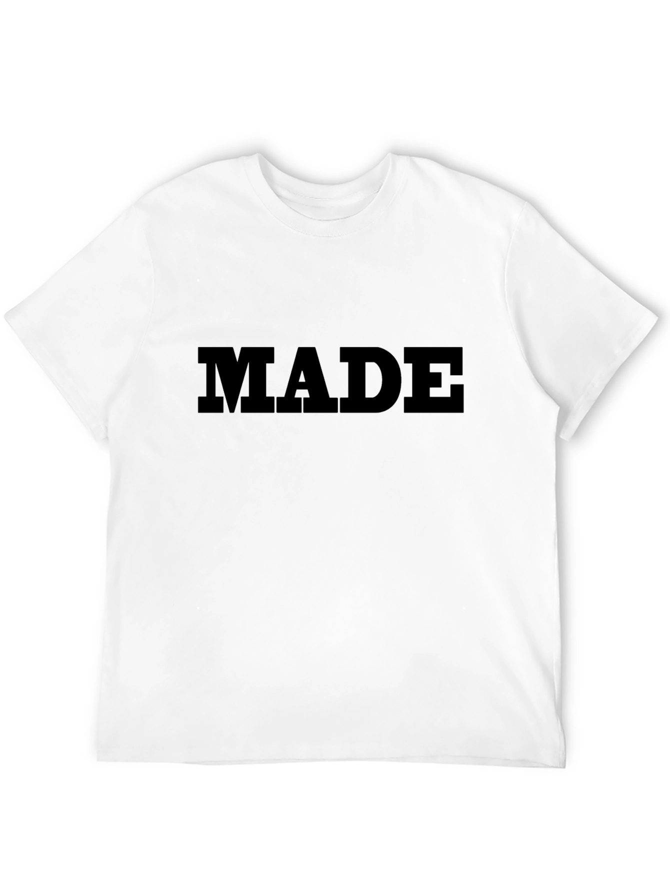 Bold MADE Graphic Tee - Classic Black Cotton T-Shirt