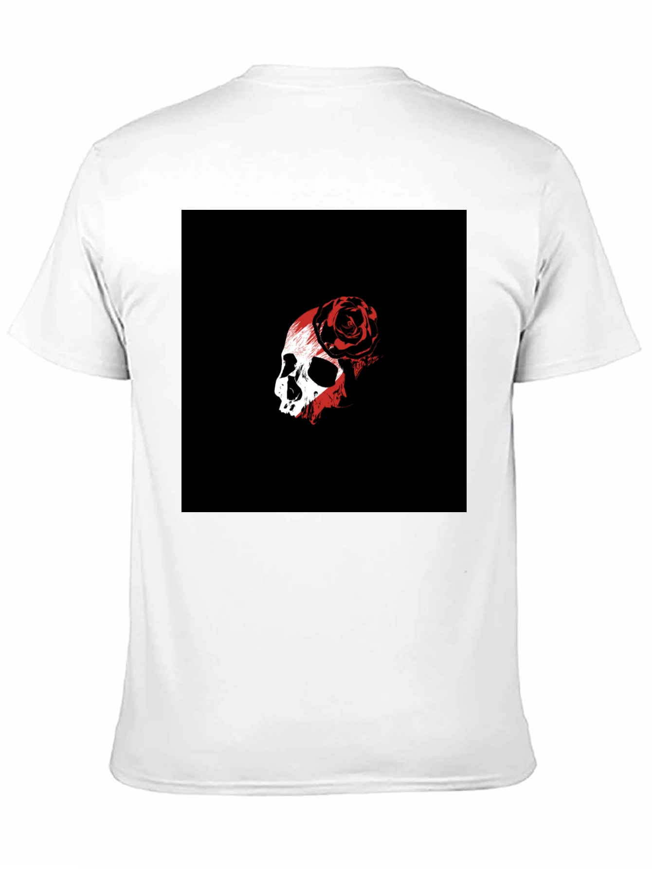 Skull & Rose Graphic Black T-Shirt