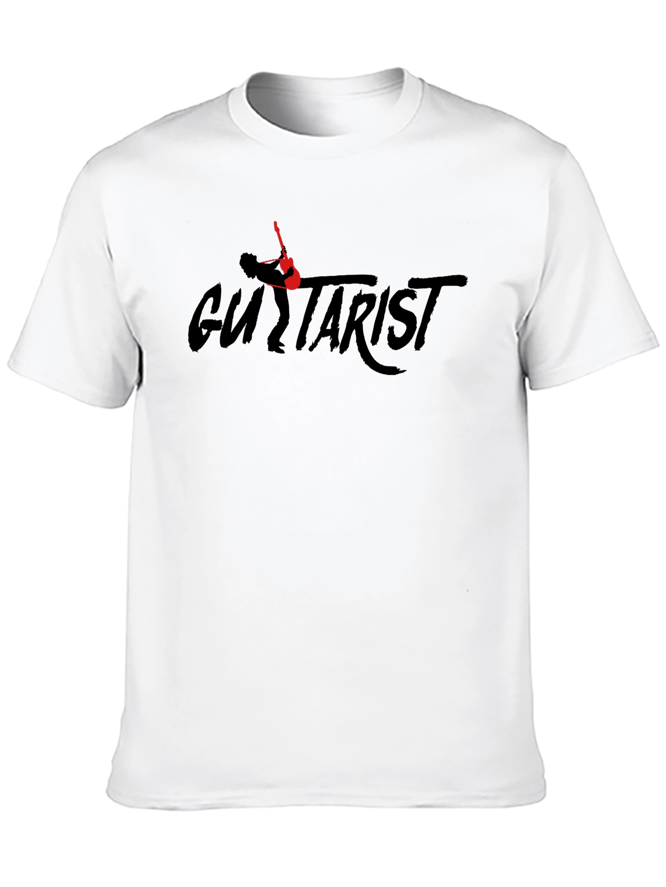 Guitarist Black Graphic T-Shirt