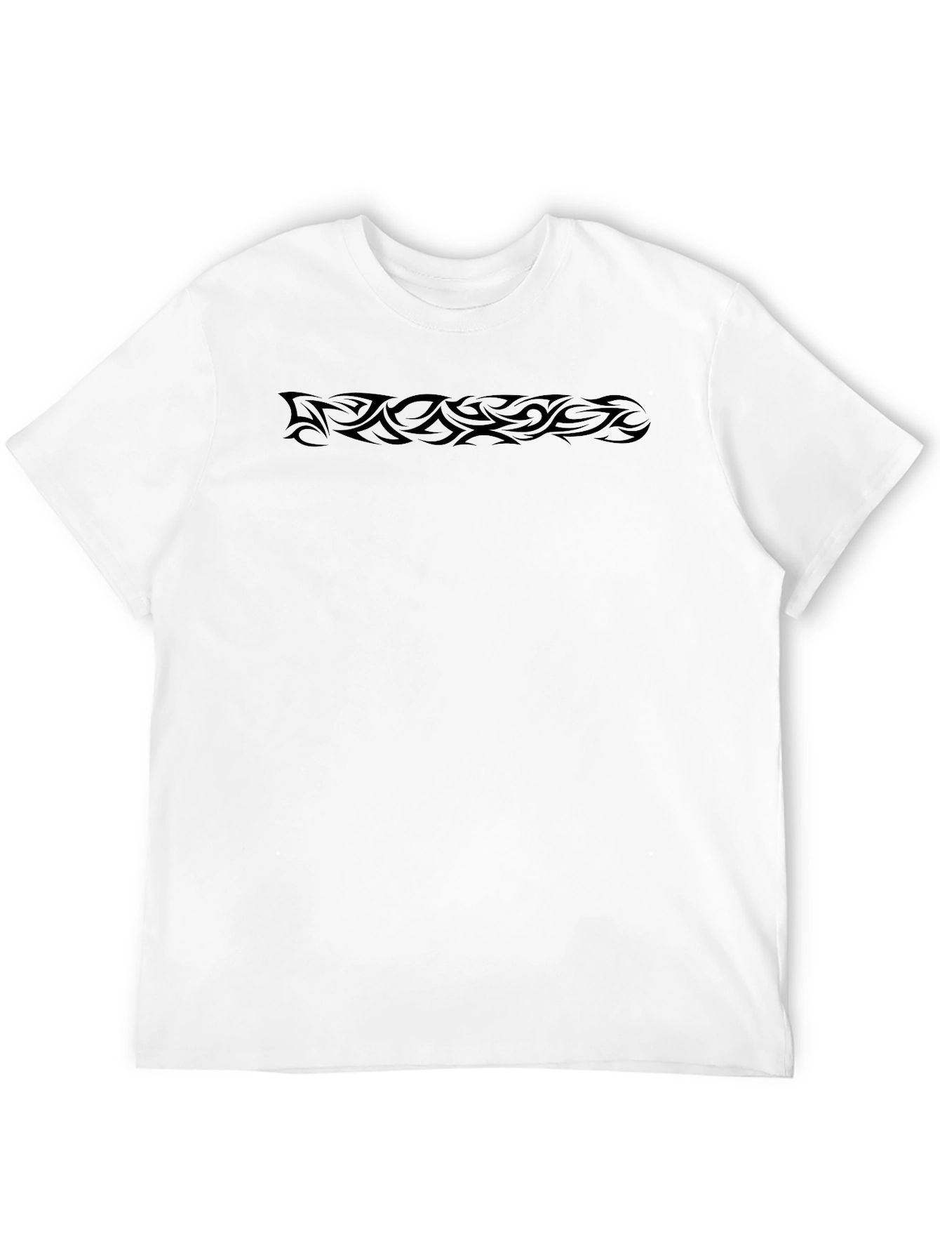 Tribal Tattoo Design Black T-Shirt