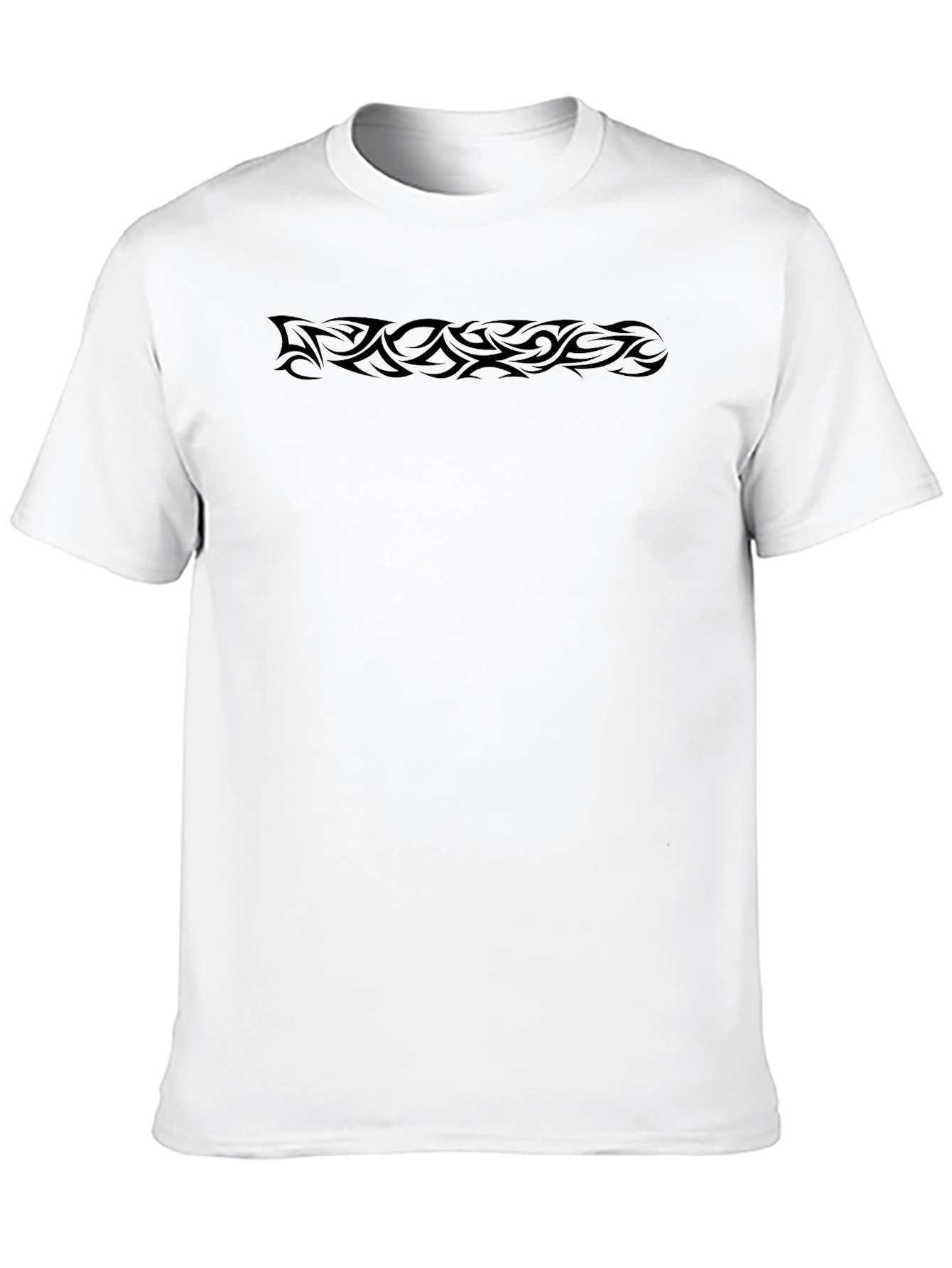 Tribal Tattoo Design Black T-Shirt