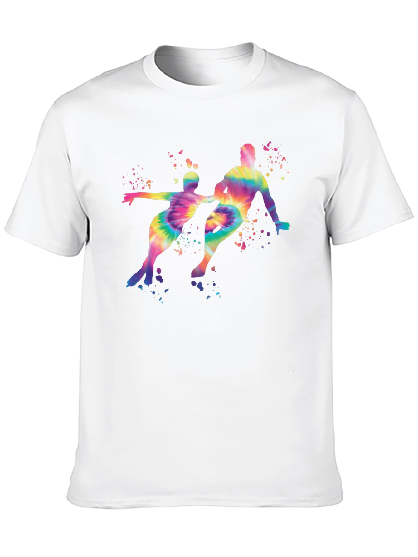 Tie-Dye Figure Skating T-Shirt