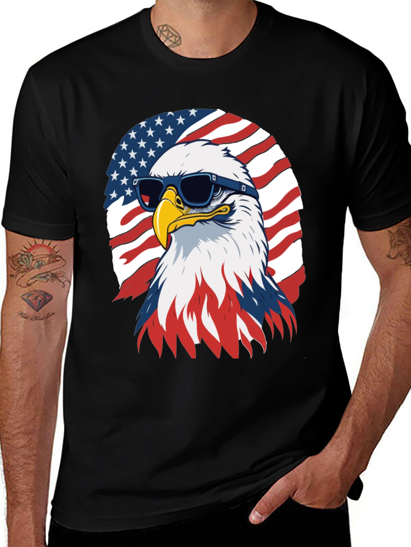 USA Eagle Patriotic T-Shirt