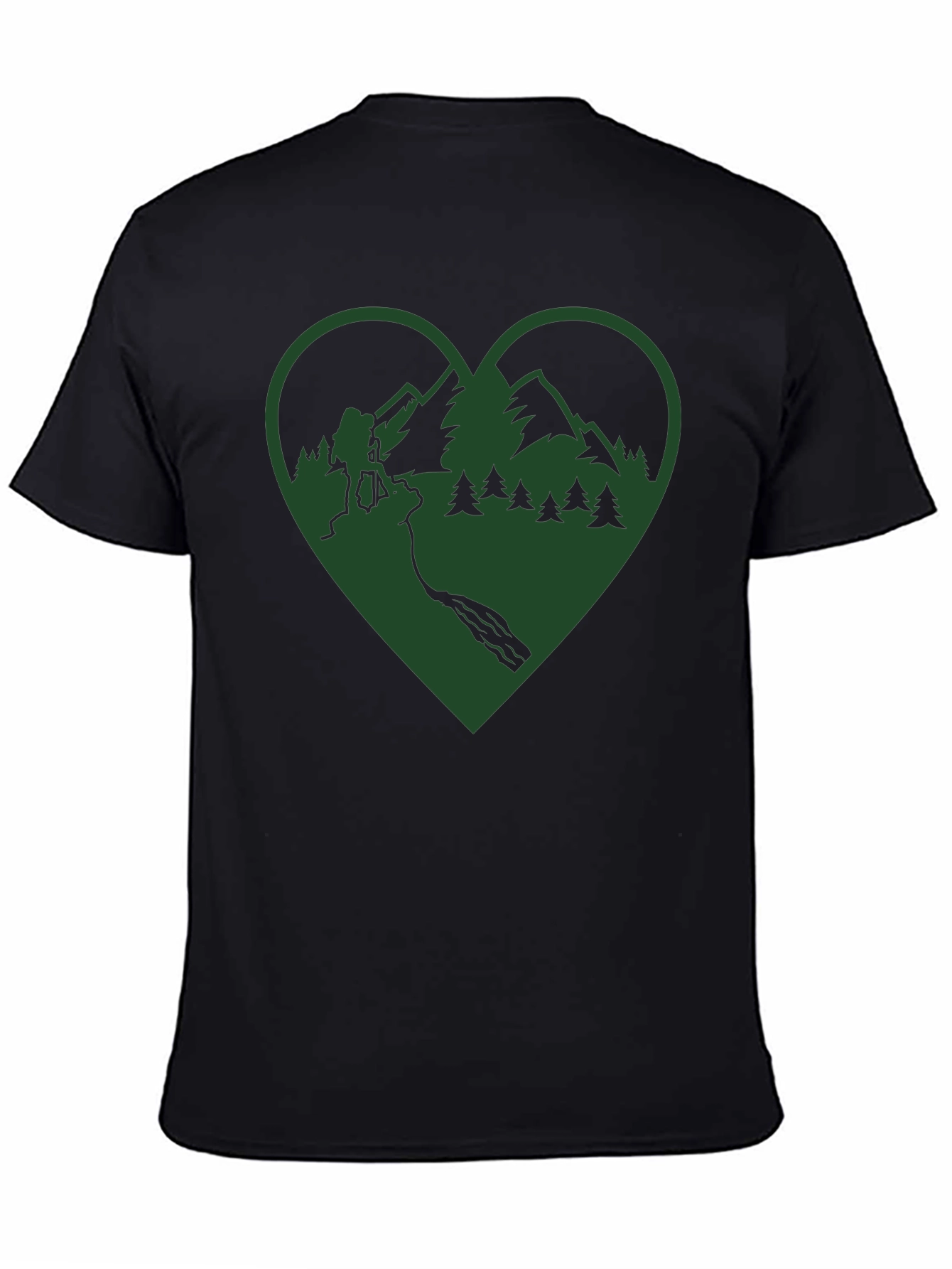 Hiking Heart Graphic Tee - Outdoor Adventure Shirt