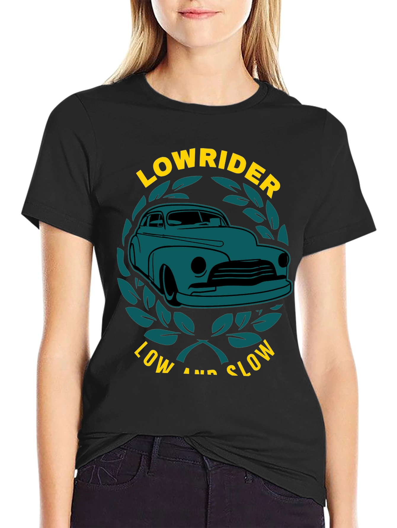Lowrider Car Graphic T-Shirt Classic Car Tee