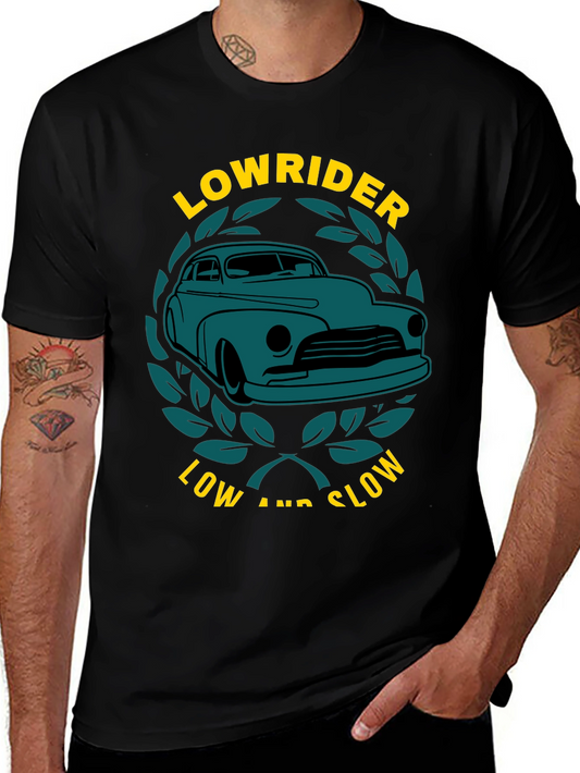 Lowrider Car Graphic T-Shirt Classic Car Tee