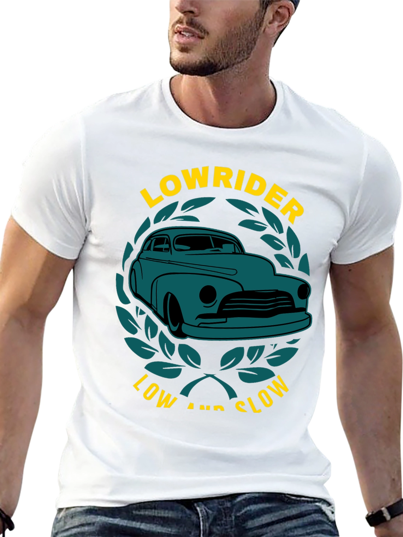 Lowrider Car Graphic T-Shirt Classic Car Tee