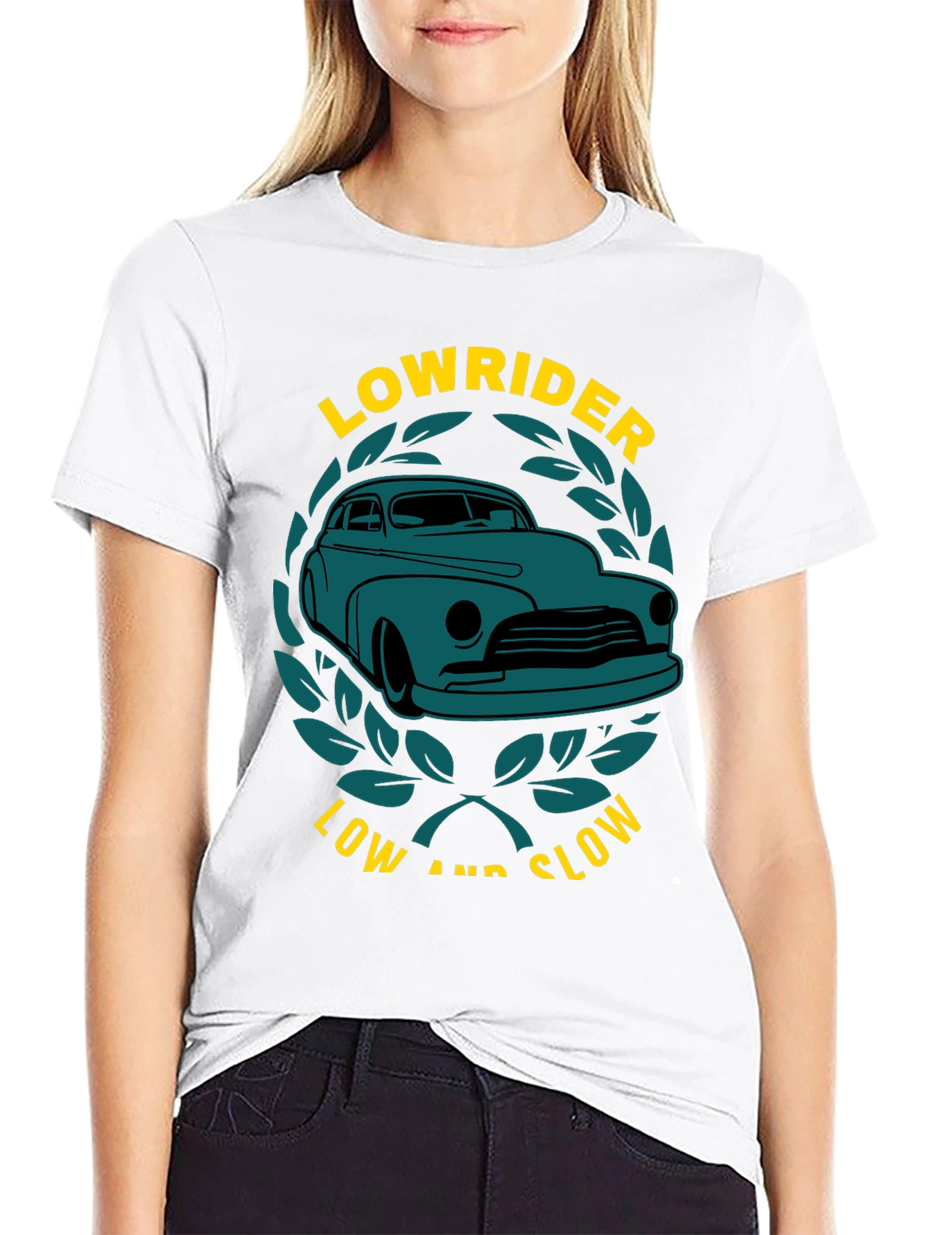Lowrider Car Graphic T-Shirt Classic Car Tee