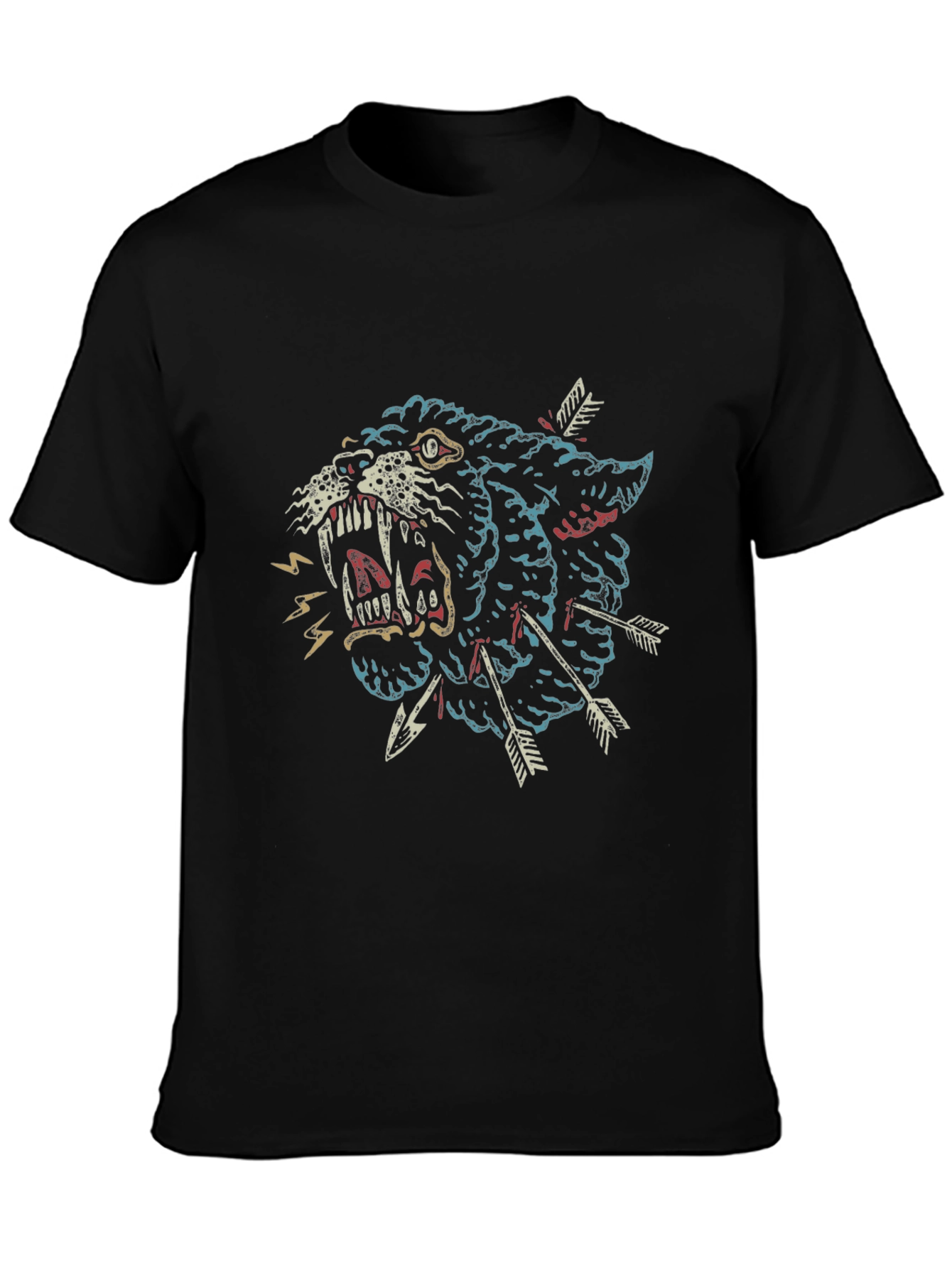 Black Panther Graphic Tee - Arrow Design