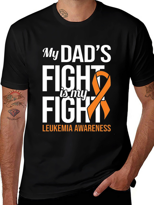Leukemia Awareness T-Shirt - My Dads Fight