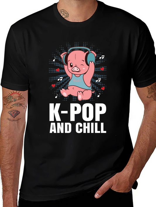 K-Pop and Chill Graphic Tee