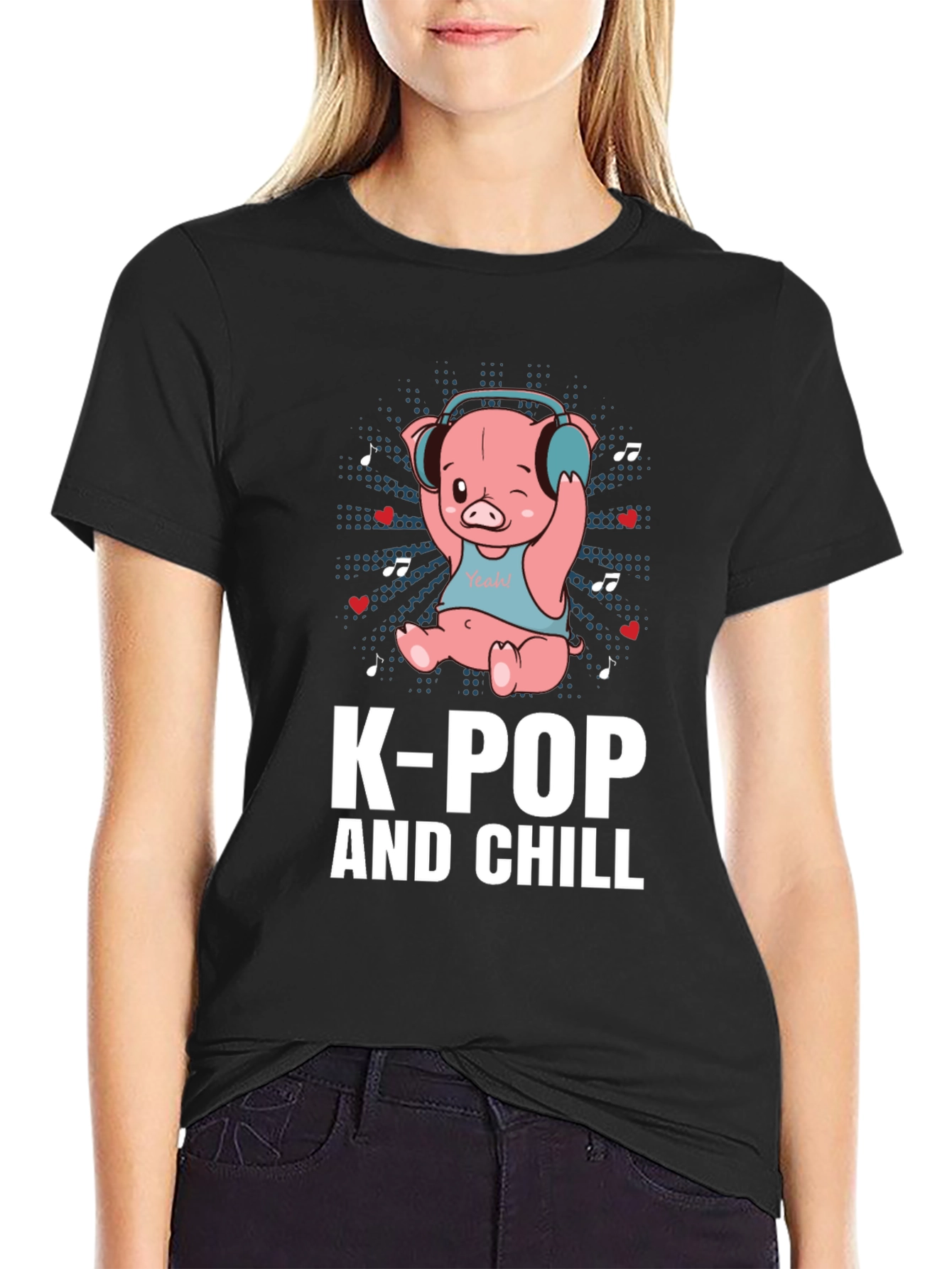 K-Pop and Chill Graphic Tee