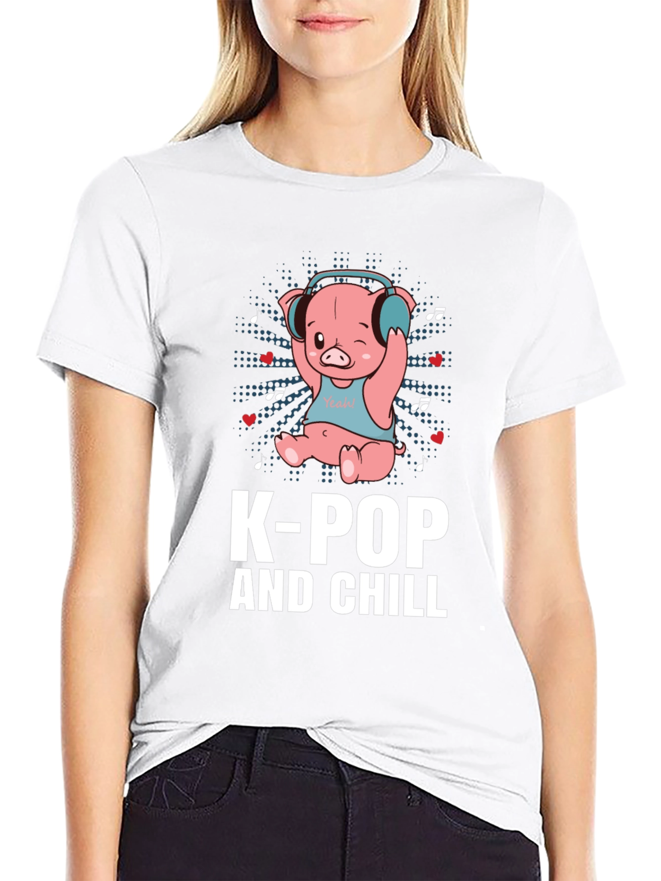 K-Pop and Chill Graphic Tee
