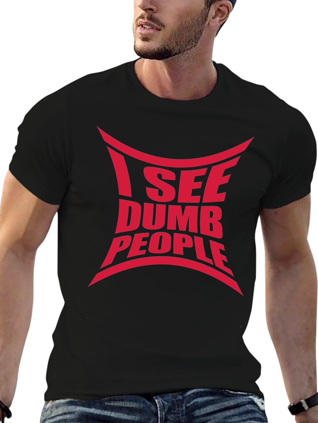 I See Dumb People Graphic Tee
