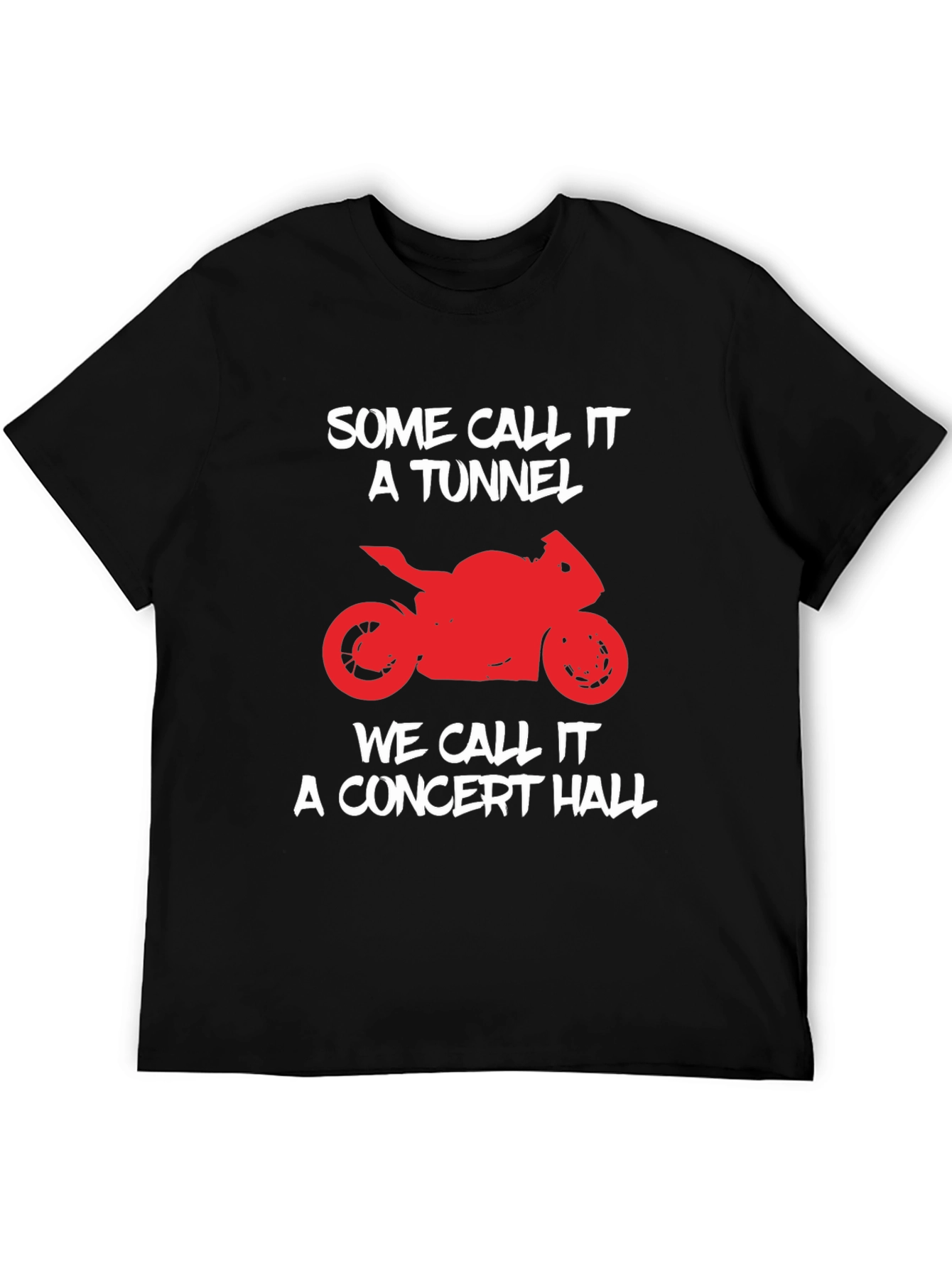Motorcycle Tunnel Concert Hall Graphic T-Shirt
