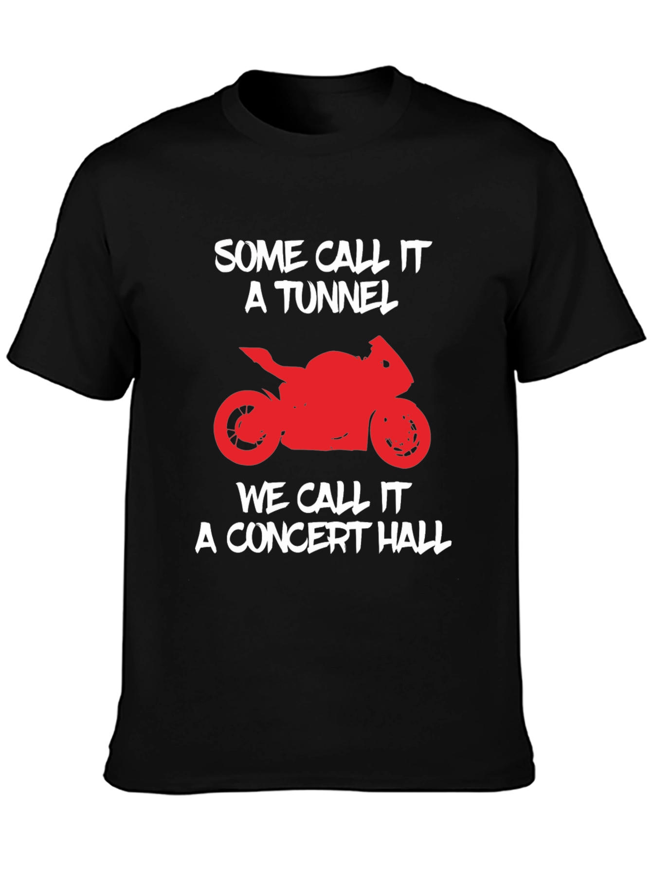 Motorcycle Tunnel Concert Hall Graphic T-Shirt