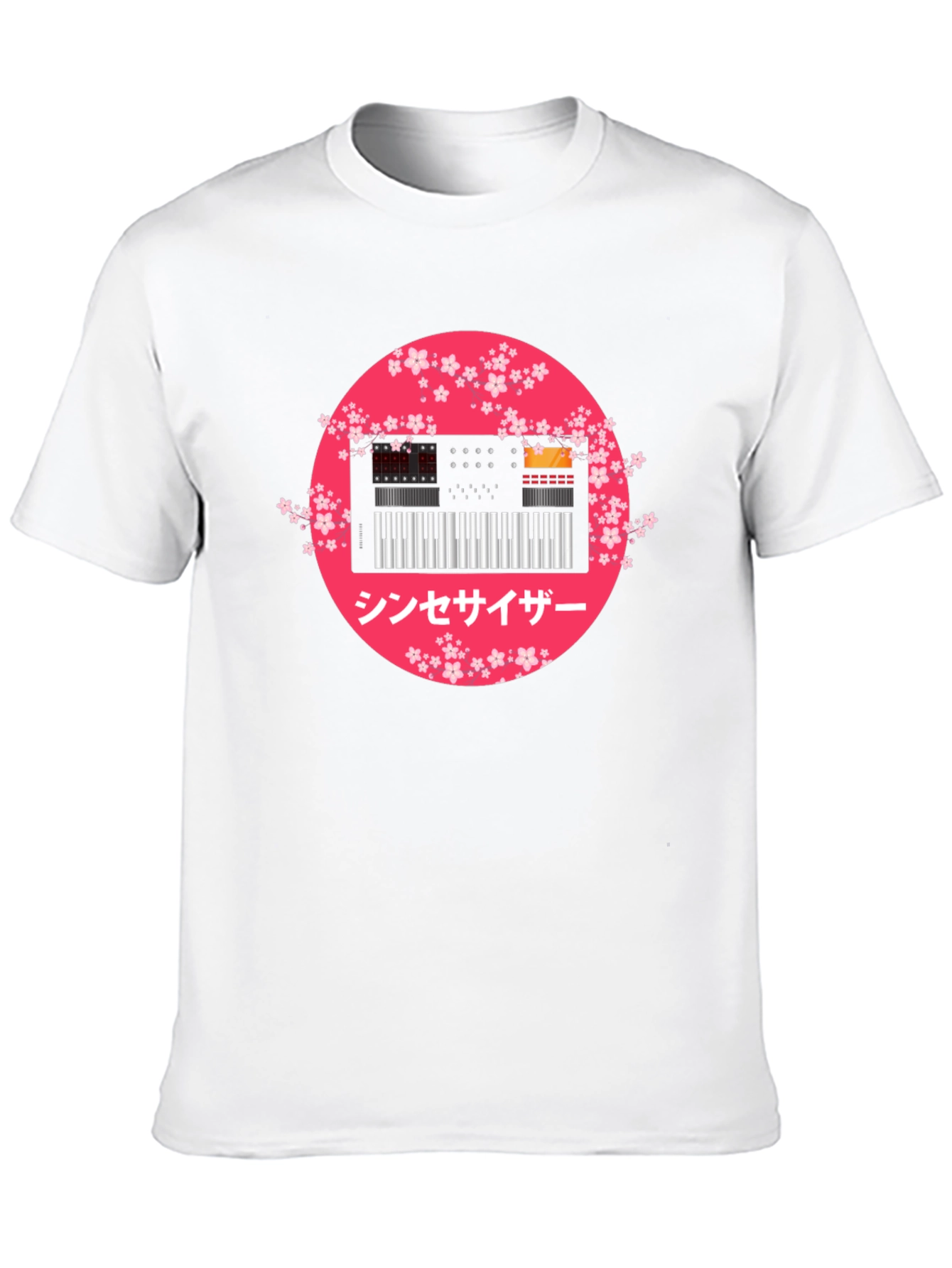 Synthwave Keyboard Sakura T-Shirt