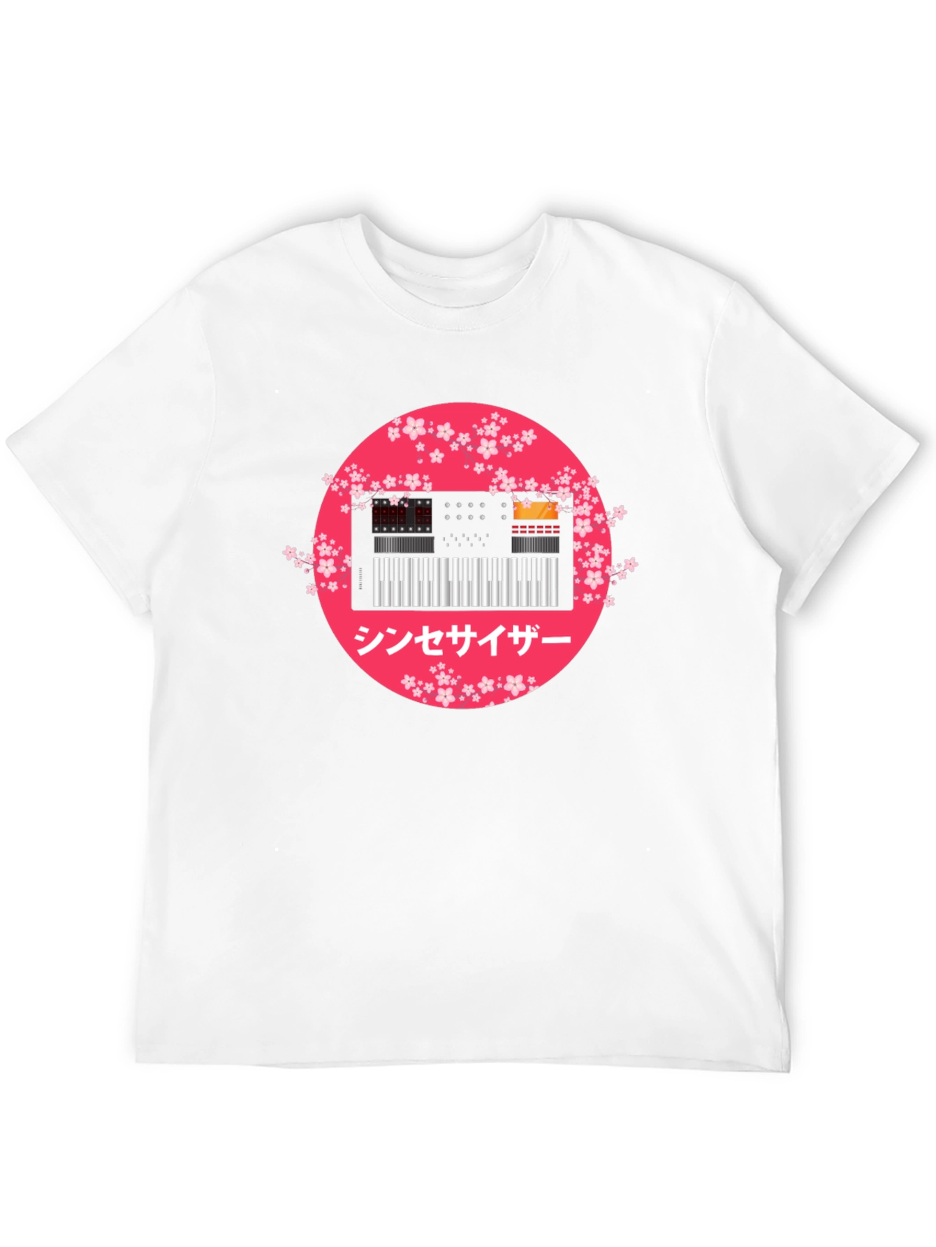 Synthwave Keyboard Sakura T-Shirt