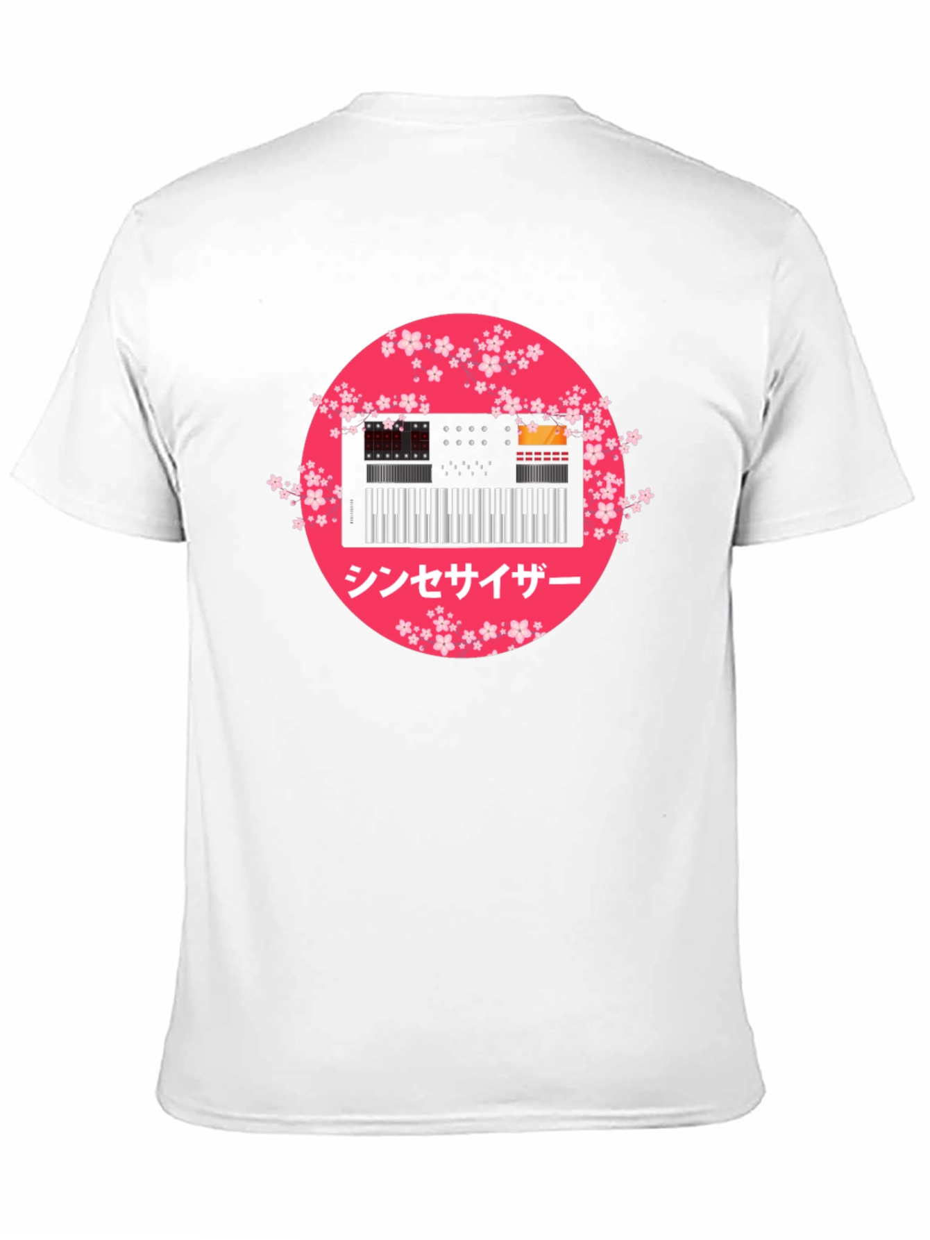 Synthwave Keyboard Sakura T-Shirt