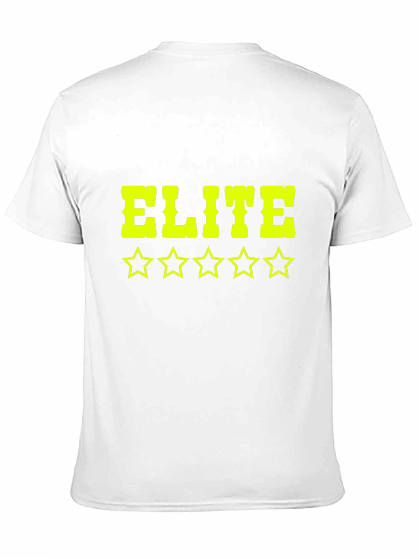 Elite Five Star Graphic Black T-Shirt