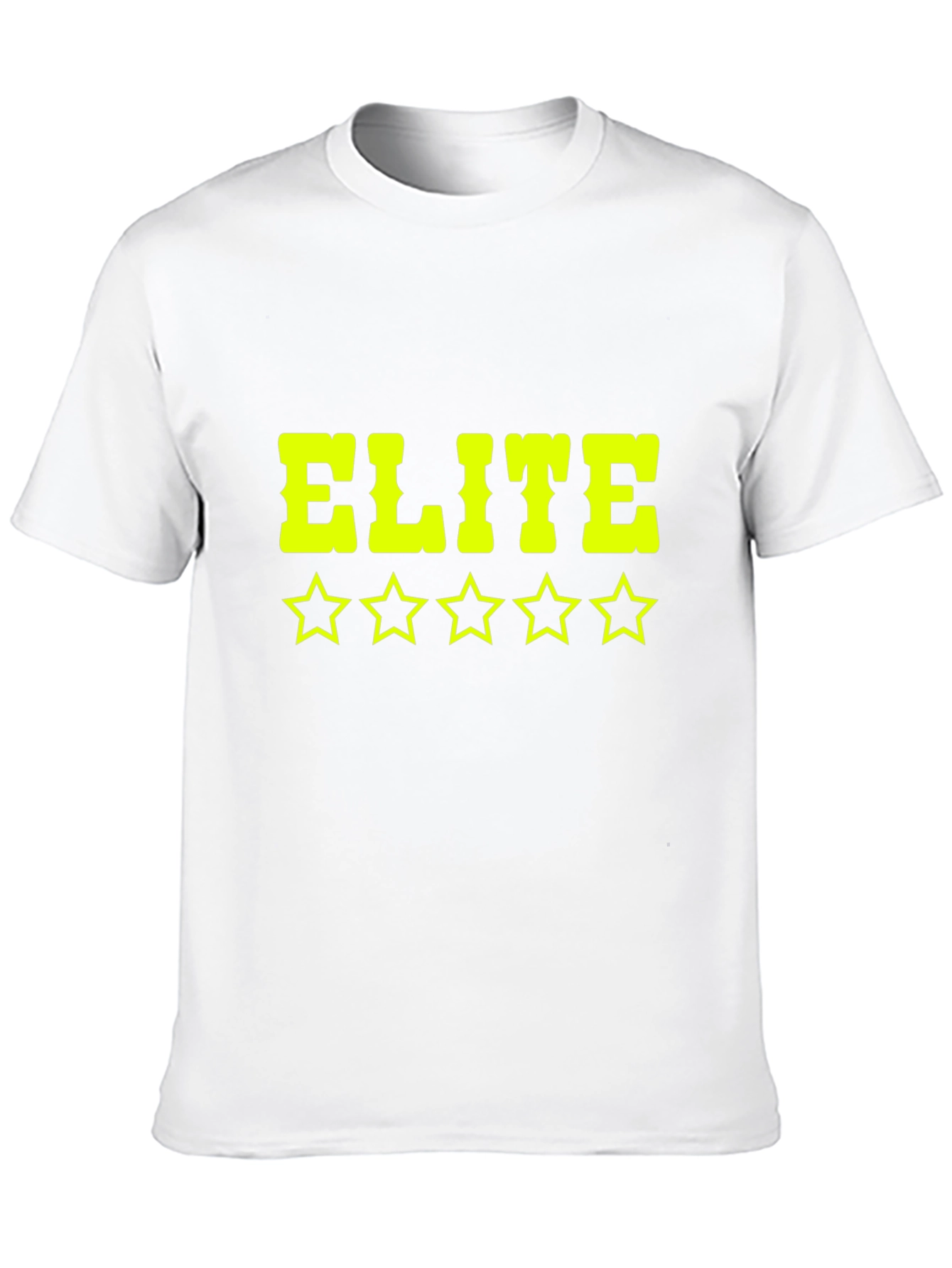 Elite Five Star Graphic Black T-Shirt