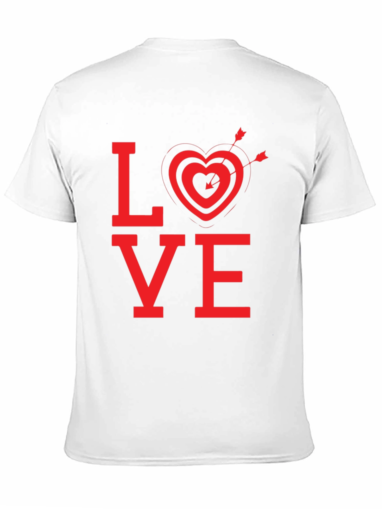 LOVE Heart Arrow Graphic Tee - Valentines Day Shirt
