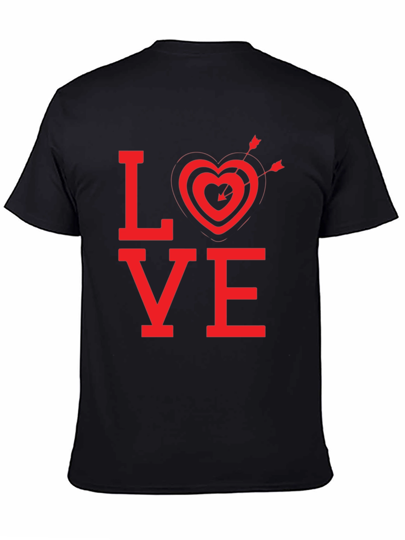 LOVE Heart Arrow Graphic Tee - Valentines Day Shirt